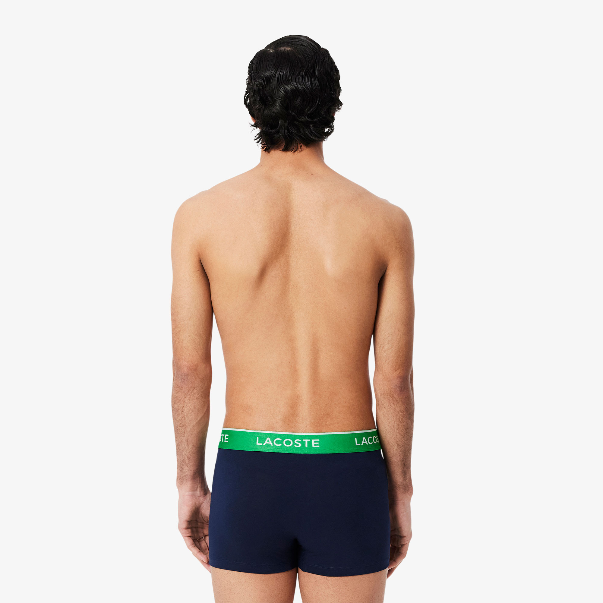 Lacoste Erkek 3'lü Lacivert Boxer görsel 3