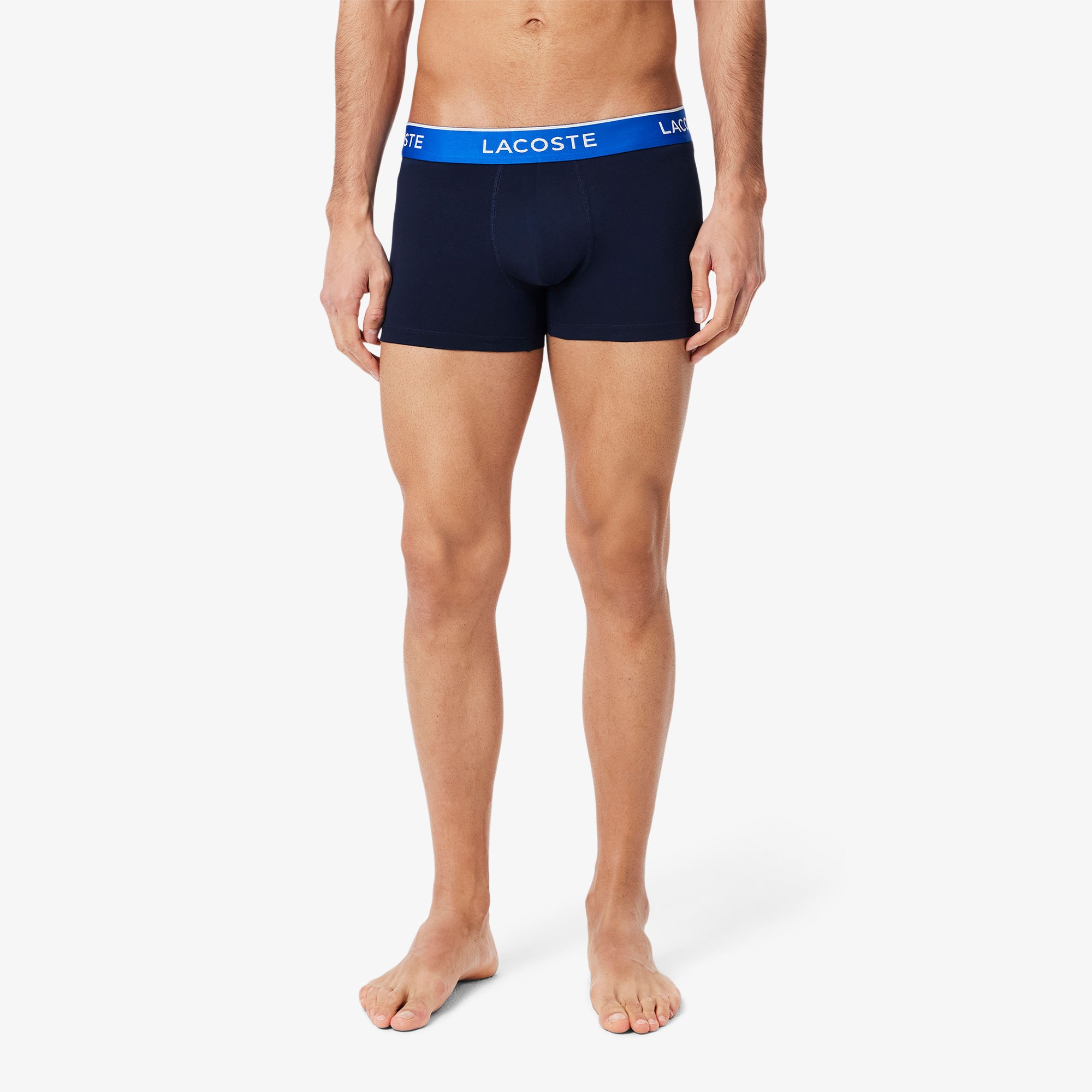 Lacoste Erkek 3'lü Lacivert Boxer