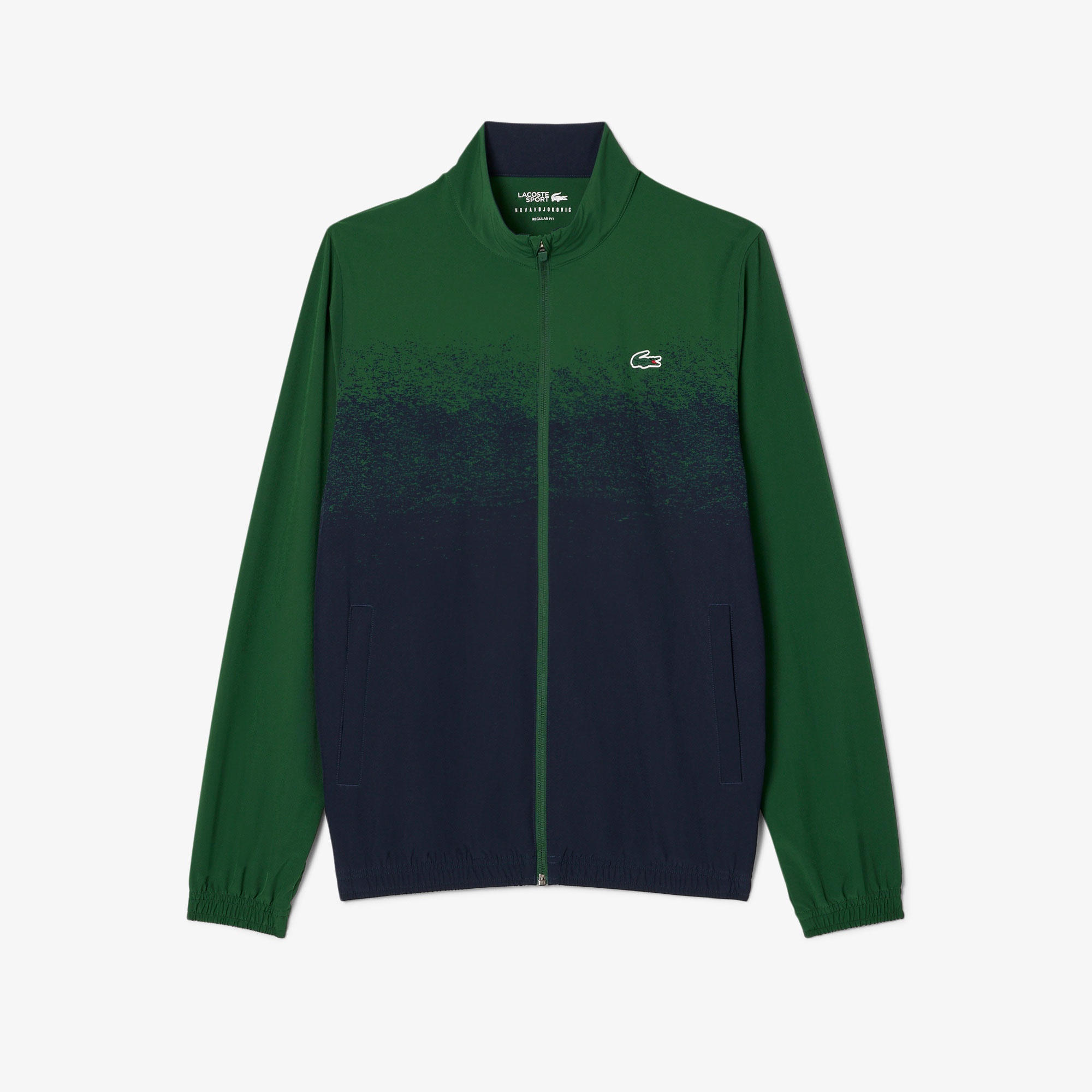 Lacoste Erkek Regular Fit Fermuarlı Renk Bloklu Yeşil Eşofman Takımı