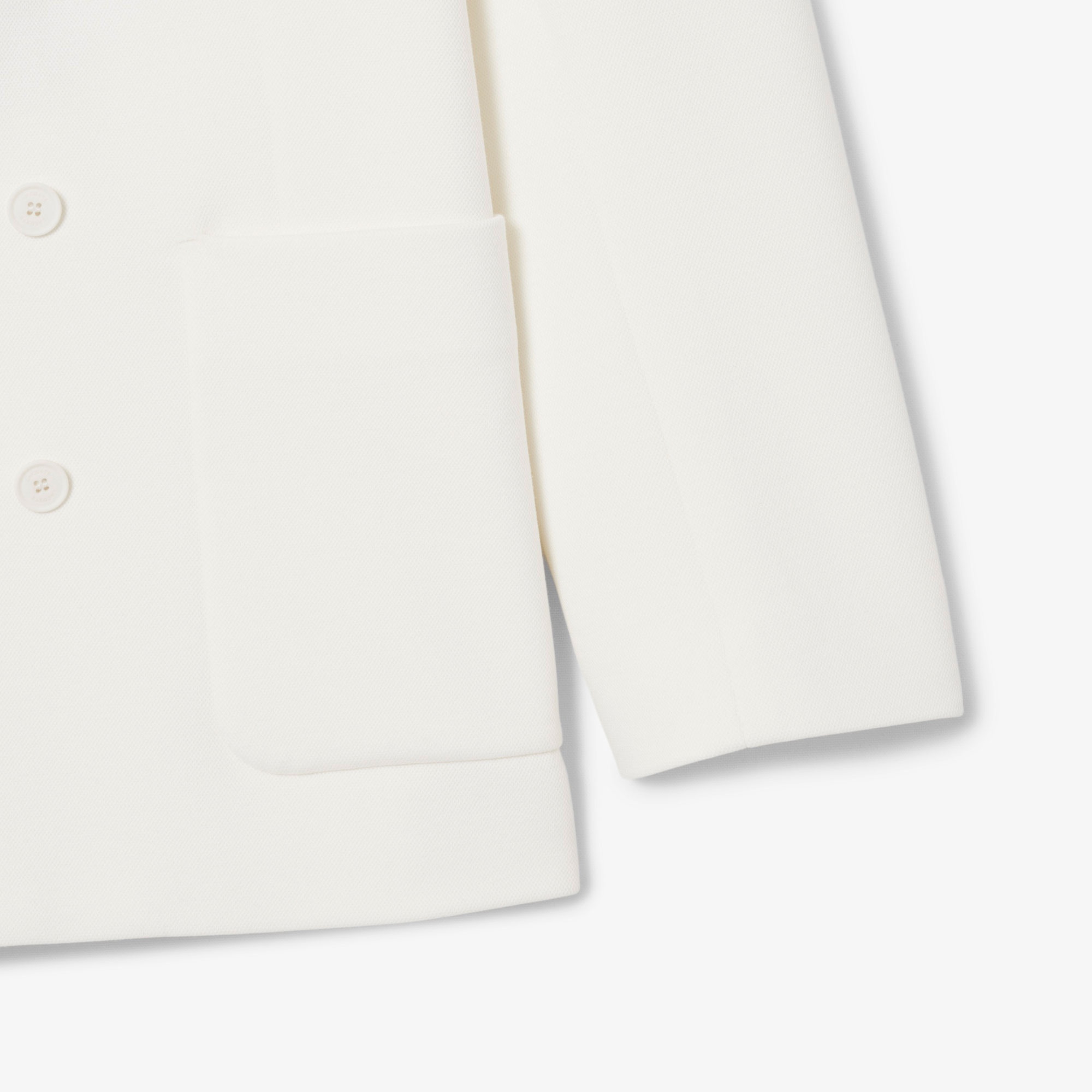 Lacoste Erkek Classic Fit Beyaz Ceket