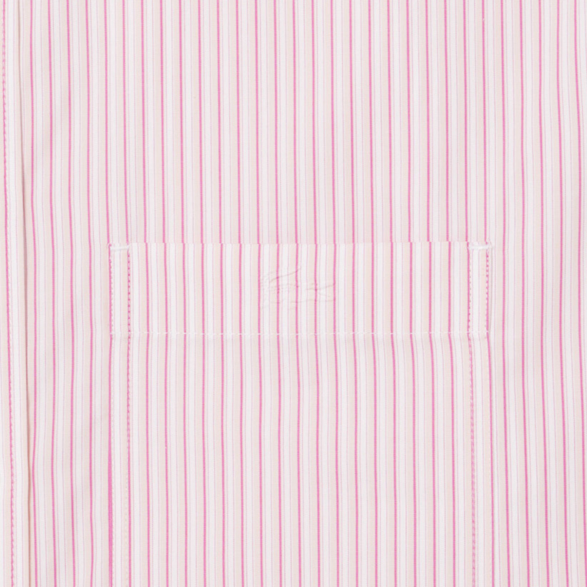 Lacoste Kadın Oversize Fit Çizgili Pembe Gömlek