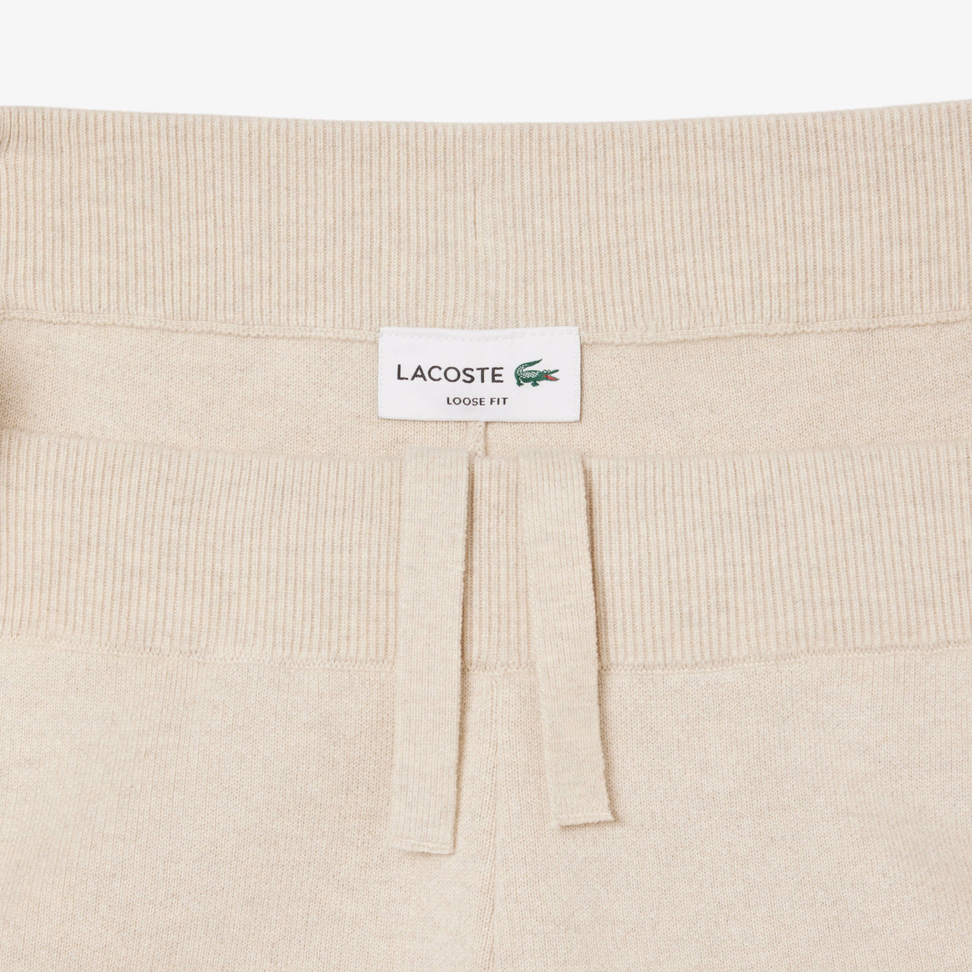 Lacoste Erkek Loose Fit Bej Eşofman Altı