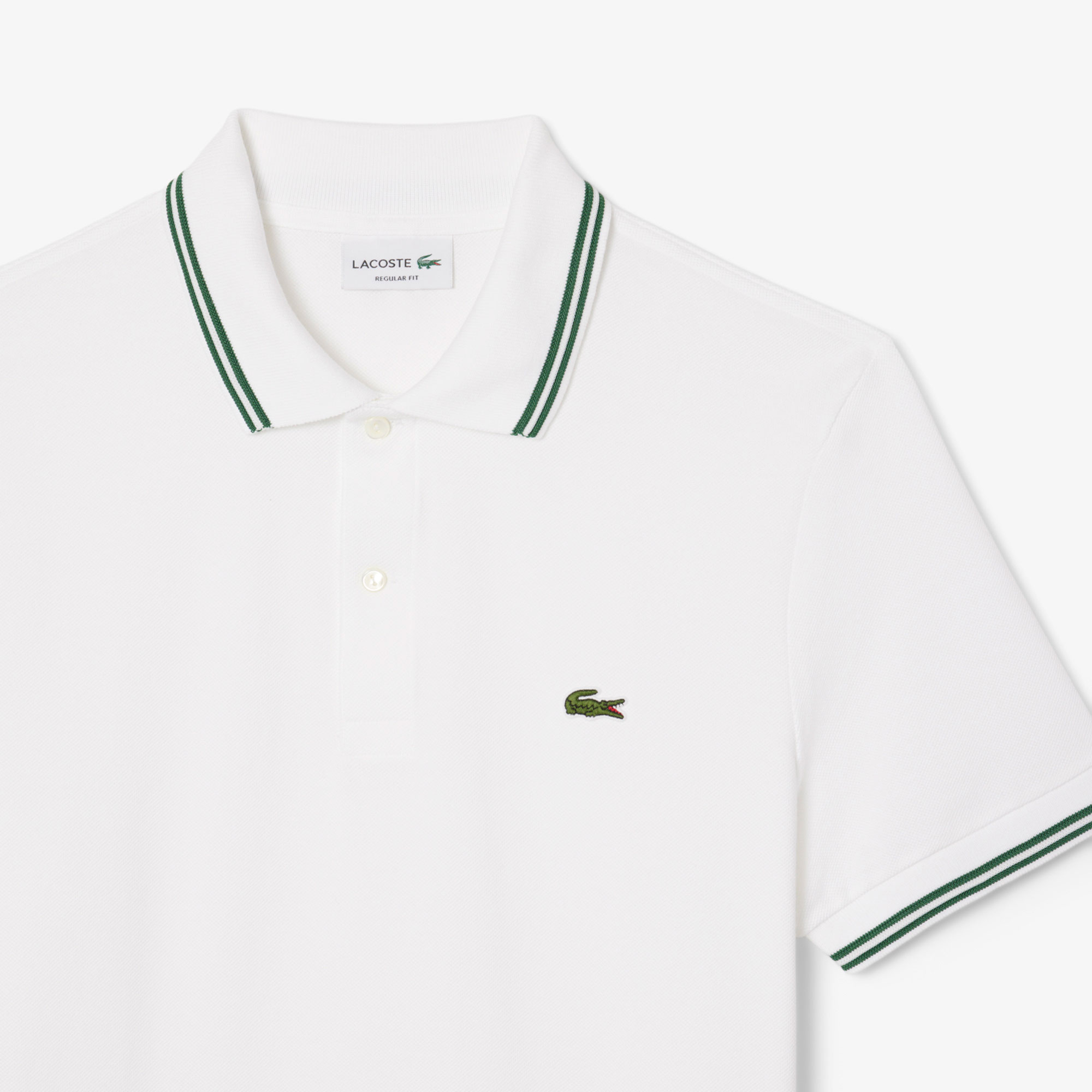 Lacoste L.12.12 Erkek Regular Fit Beyaz Polo görsel 6