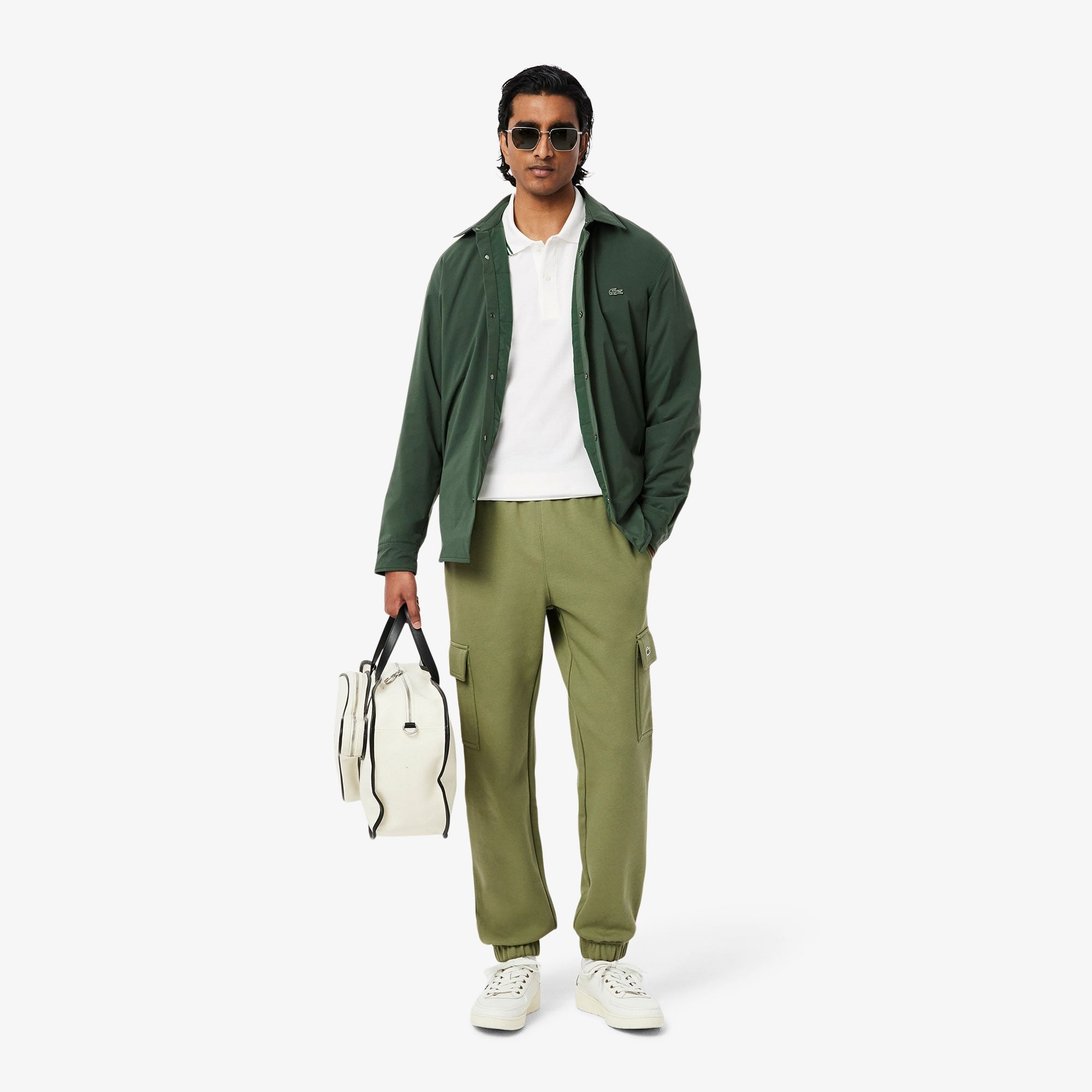 L.12.12 Erkek Regular Fit Beyaz Polo