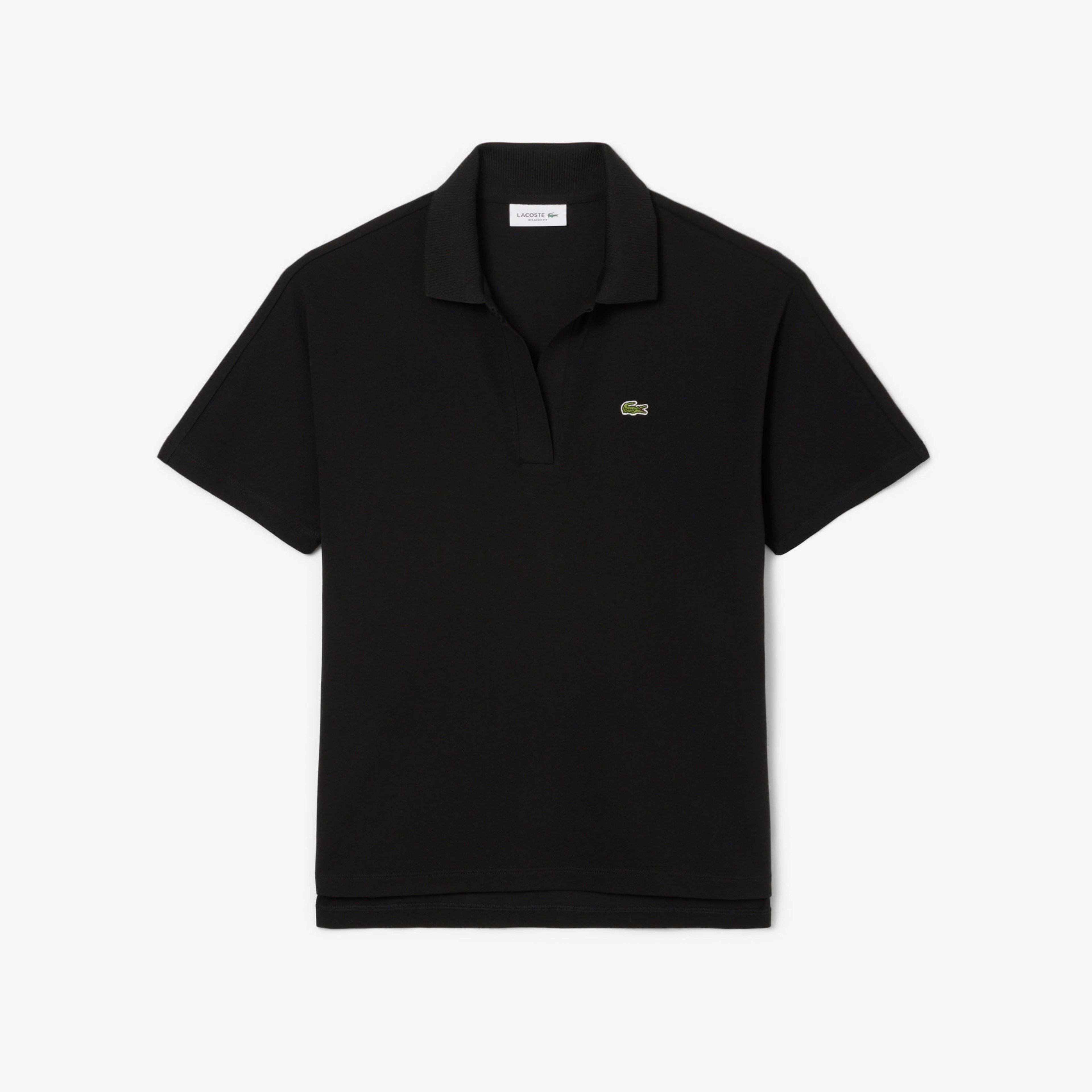 Kadın Relaxed Fit Siyah Polo
