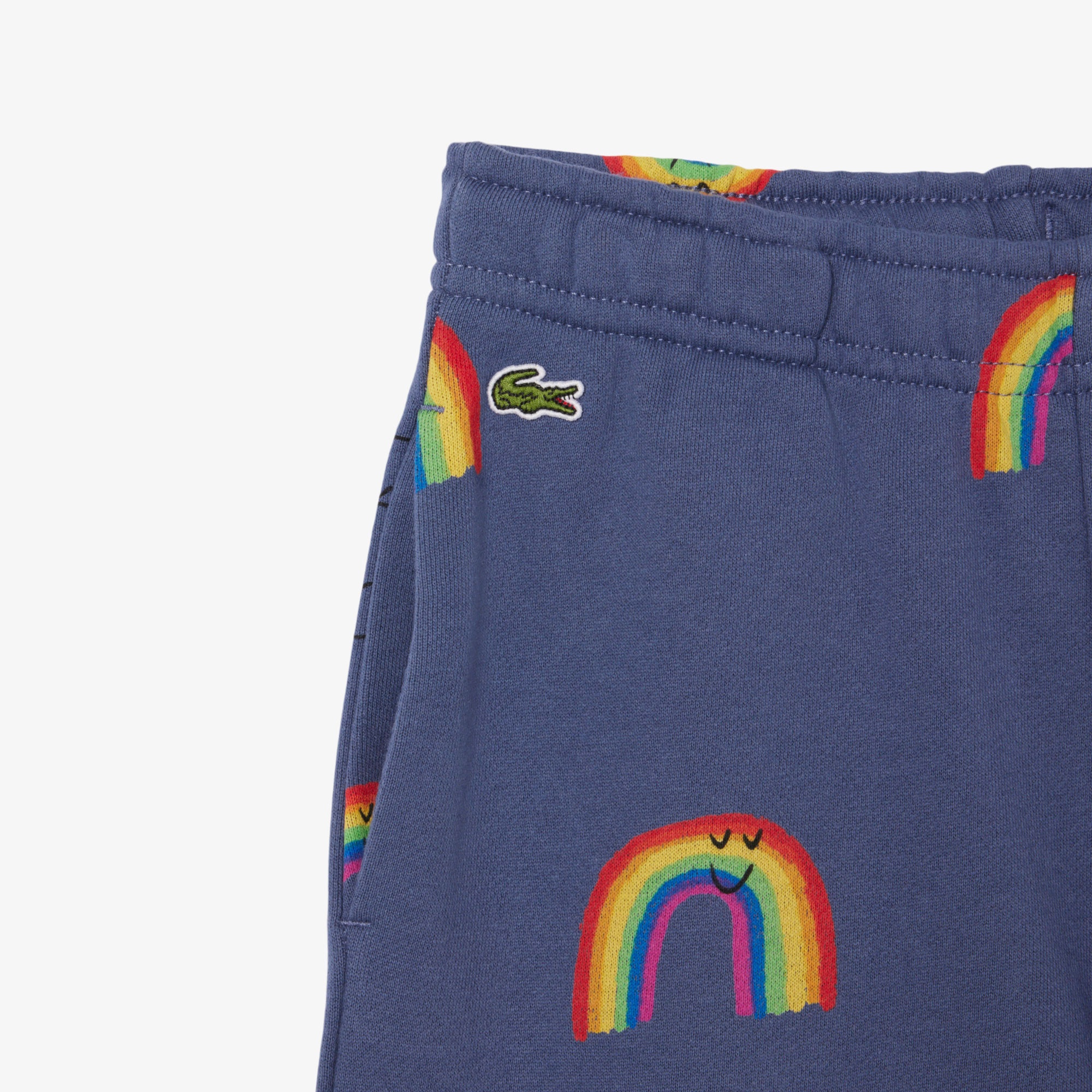 Lacoste Çocuk Desenli Lacivert Şort