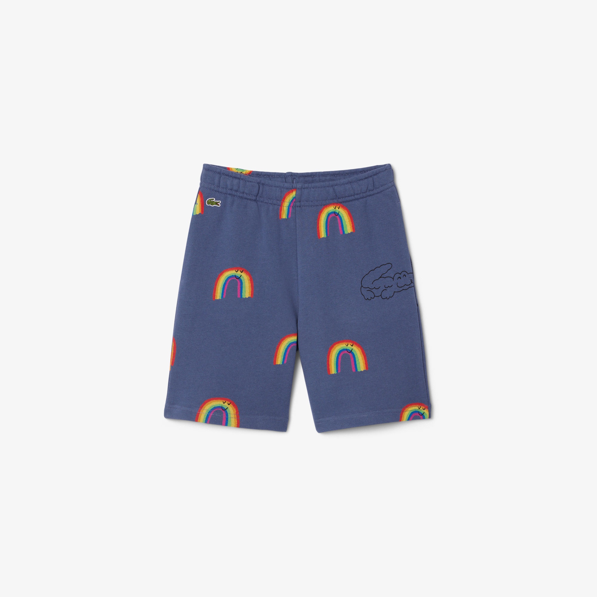 Lacoste Çocuk Desenli Lacivert Şort