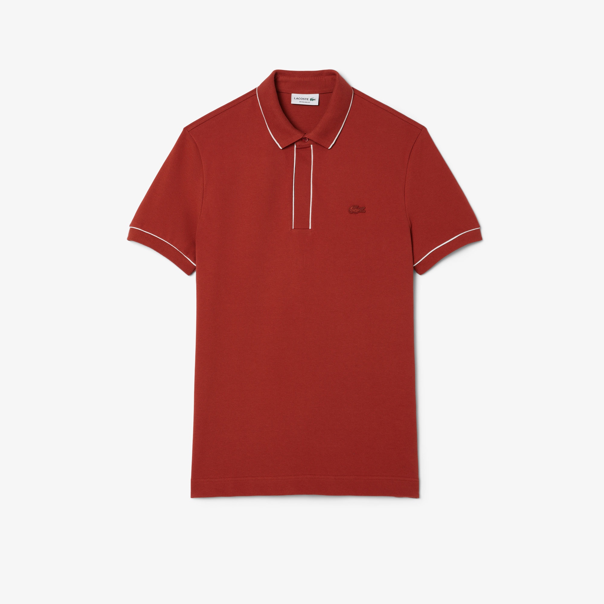 Lacoste Paris Erkek Regular Fit Organik Pamuk Kahverengi Polo