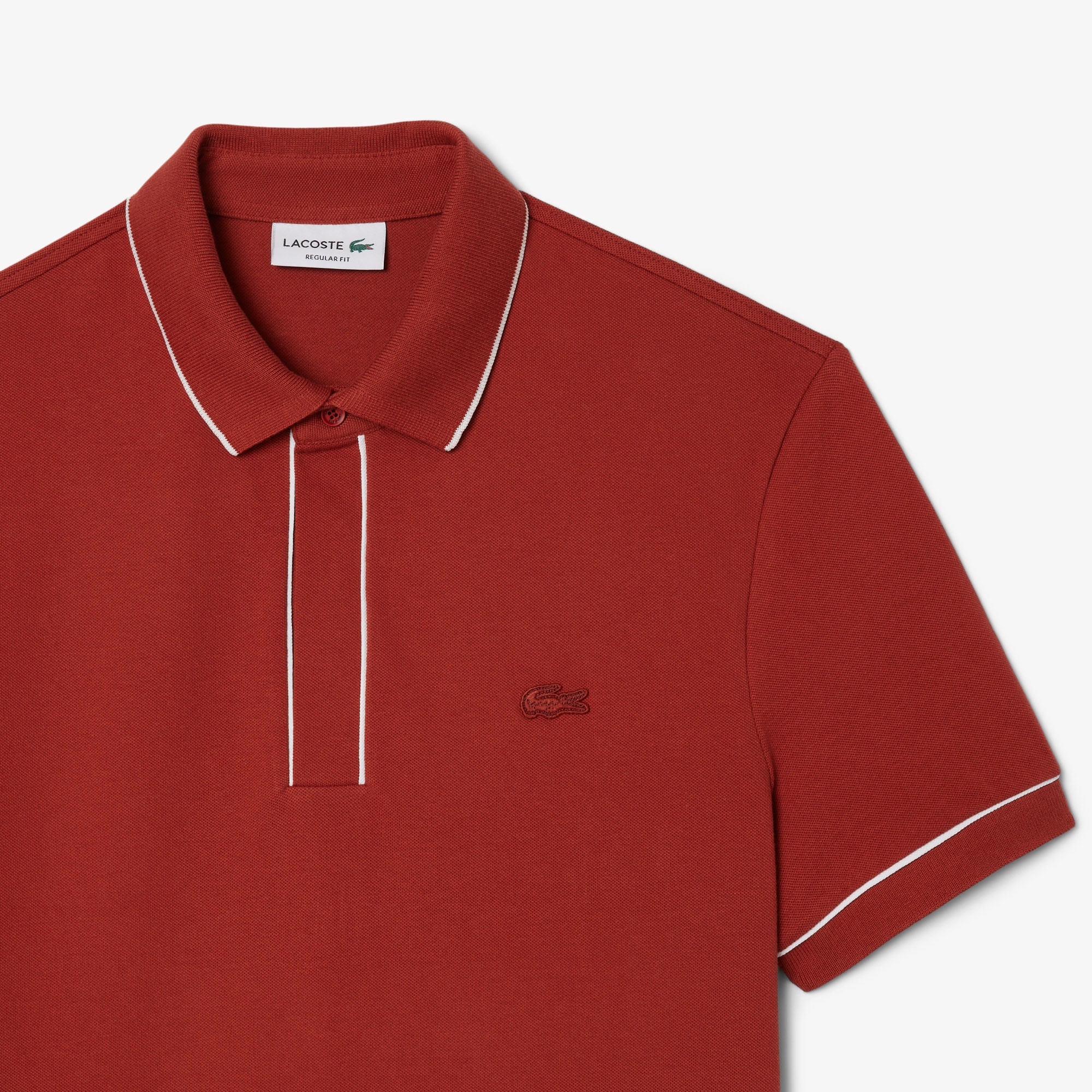 Lacoste Paris Erkek Regular Fit Organik Pamuk Kahverengi Polo