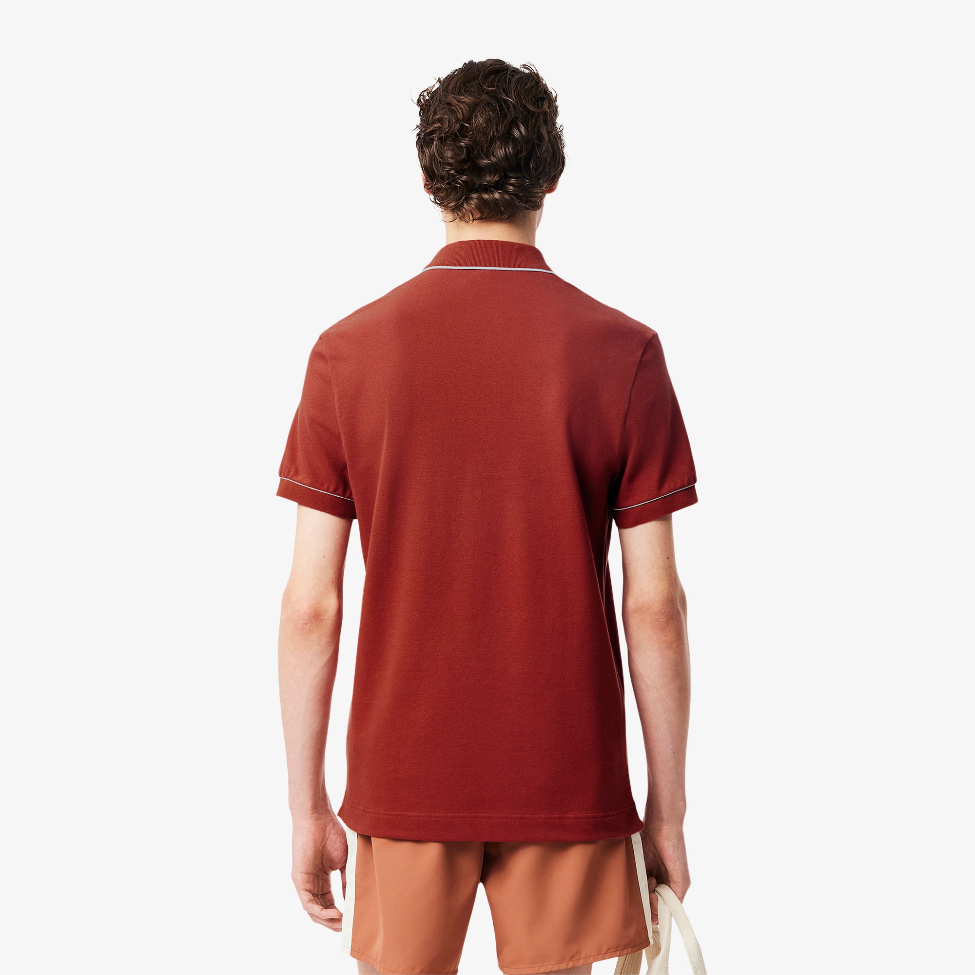 Lacoste Paris Erkek Regular Fit Organik Pamuk Kahverengi Polo