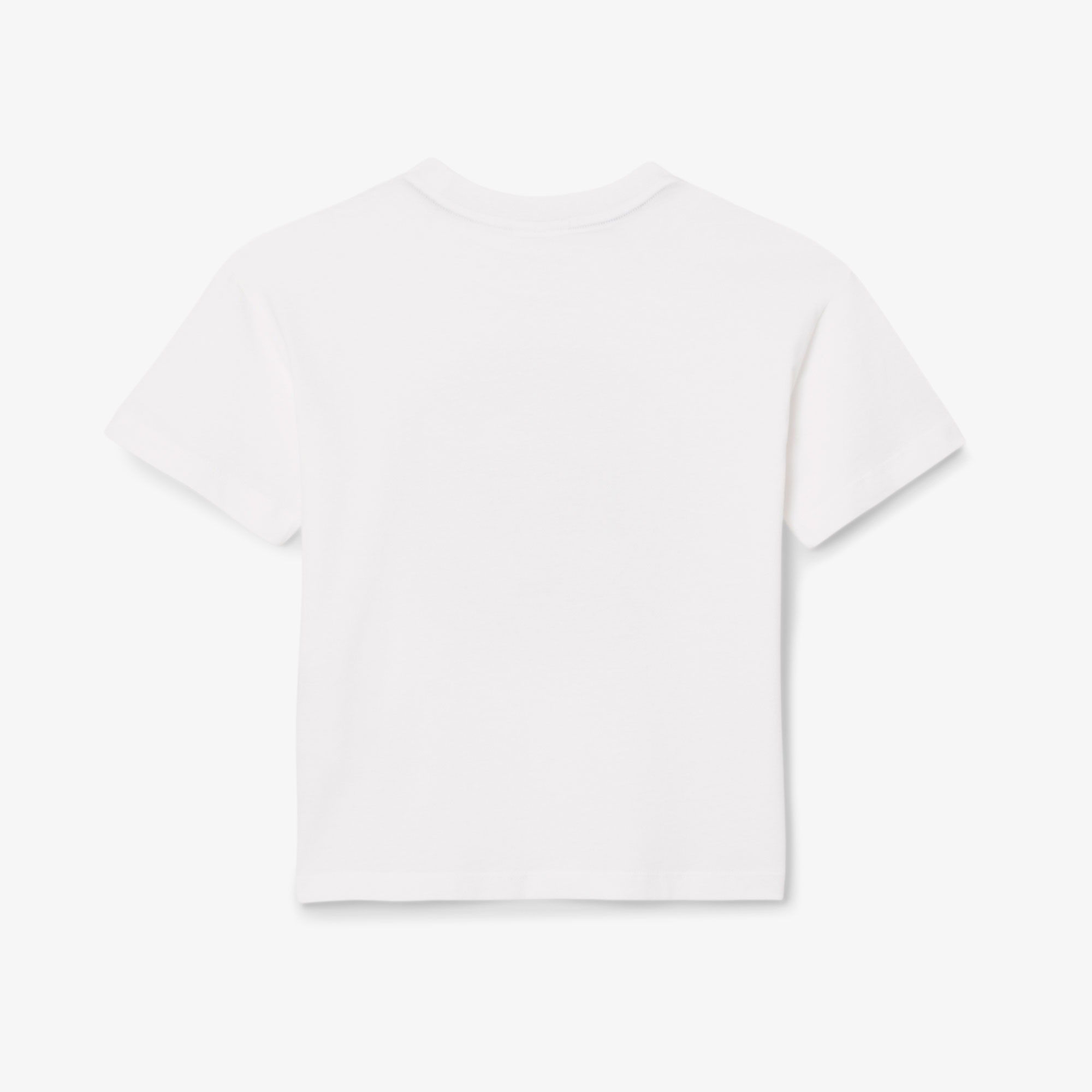 Lacoste Çocuk Bisiklet Yaka Baskılı Beyaz T-Shirt görsel 2