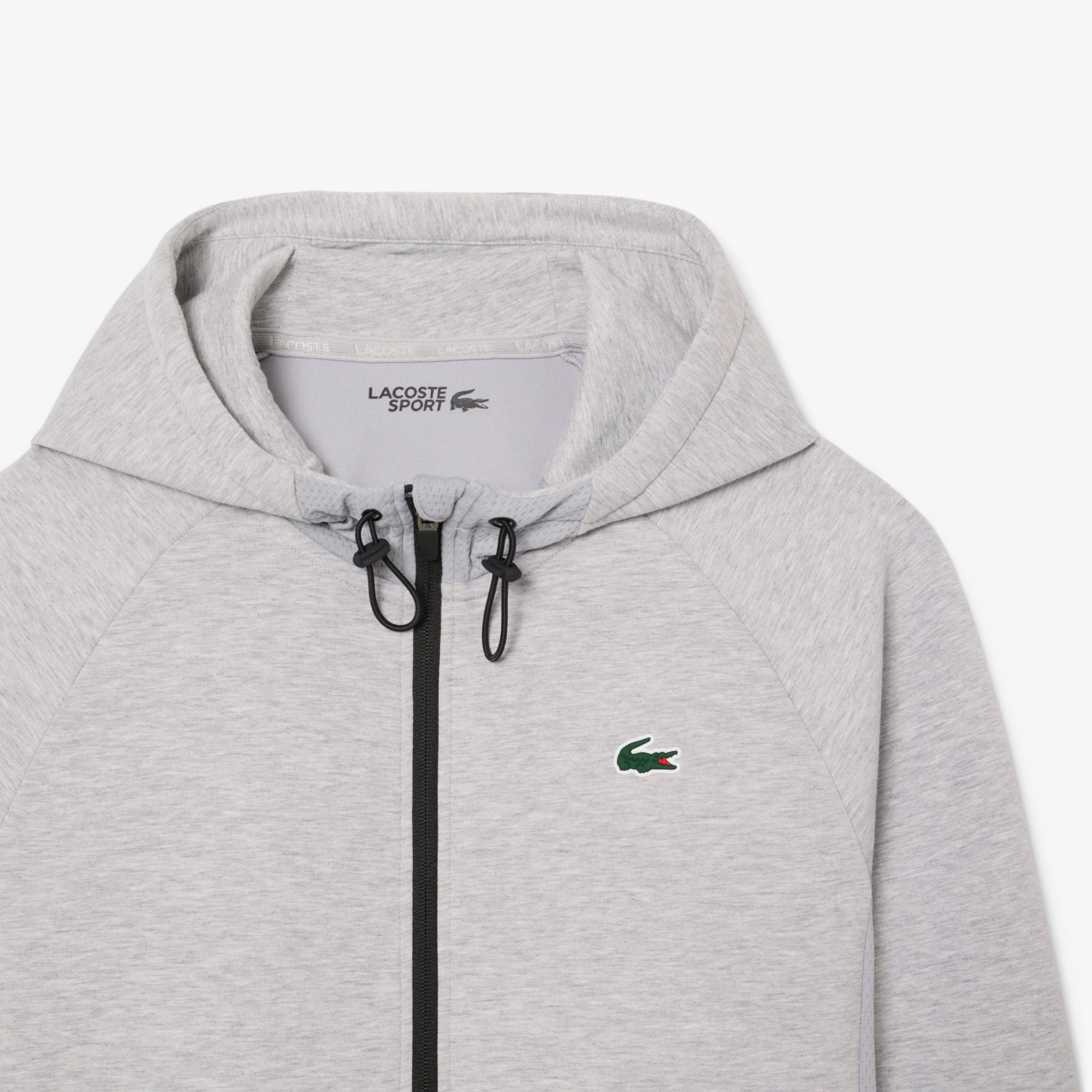 Lacoste Erkek Fermuarlı Gri Sweatshirt
