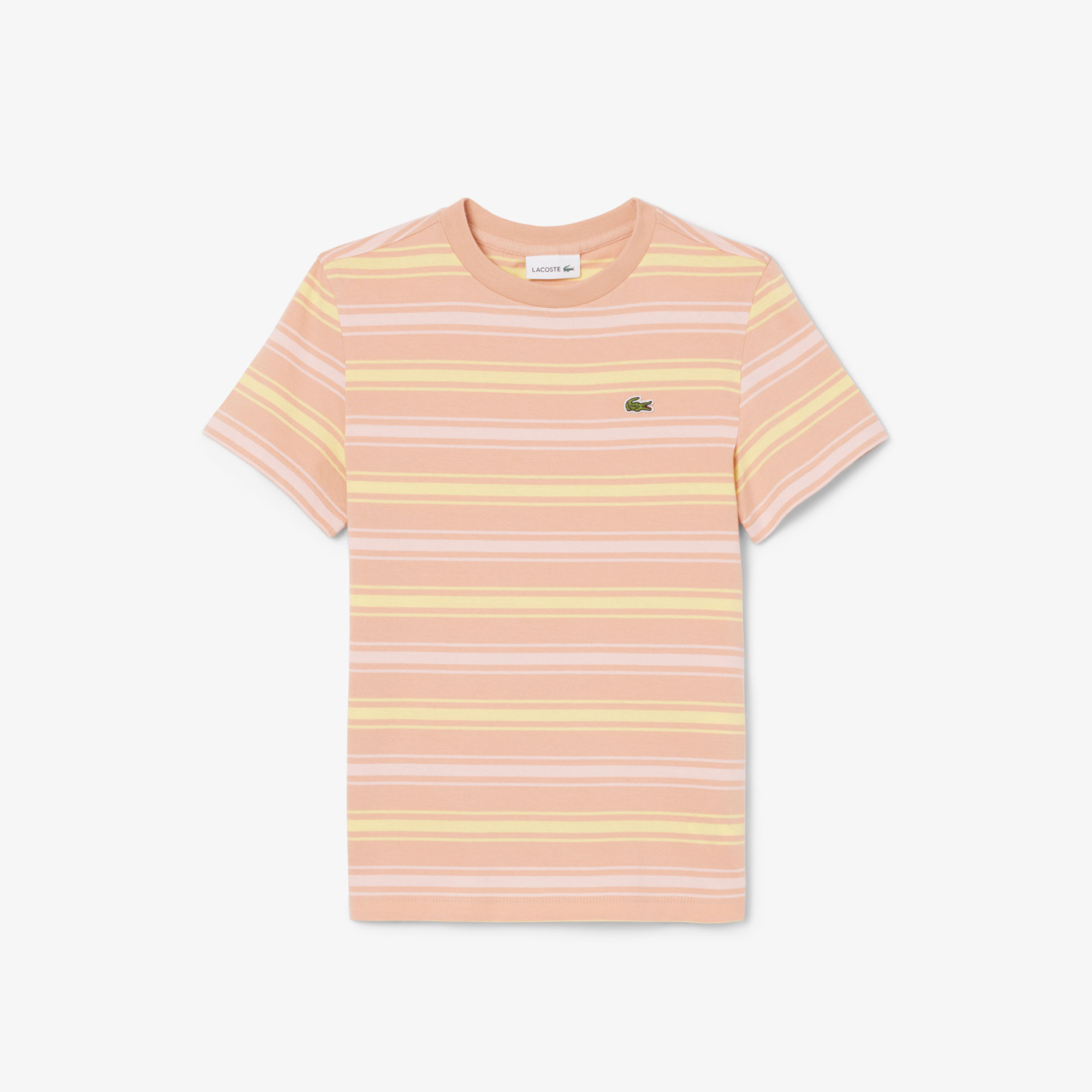Lacoste Çocuk Bisiklet Yaka Çizgili Kahverengi T-Shirt görsel 4