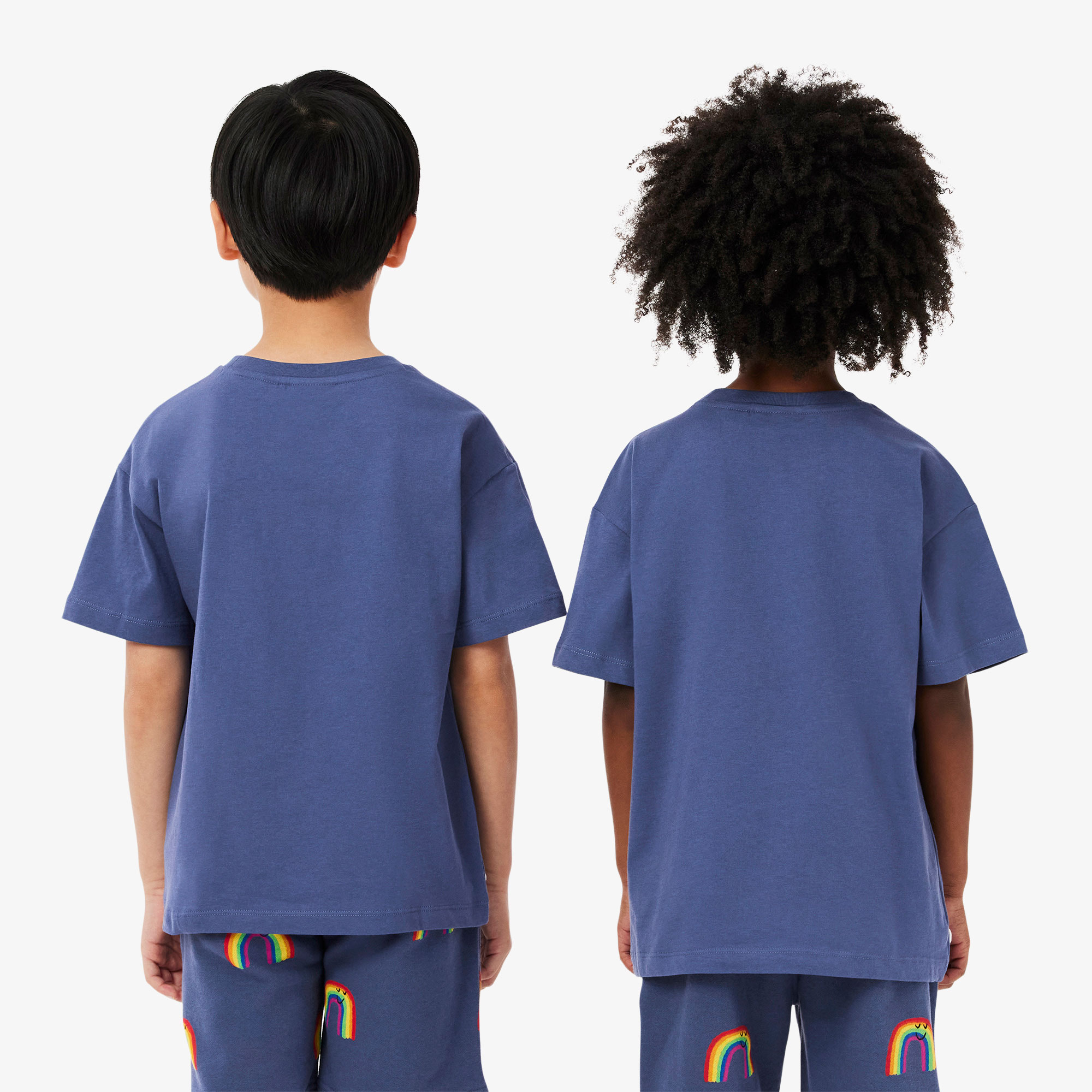 Lacoste Çocuk Bisiklet Yaka Mavi T-shirt görsel 3