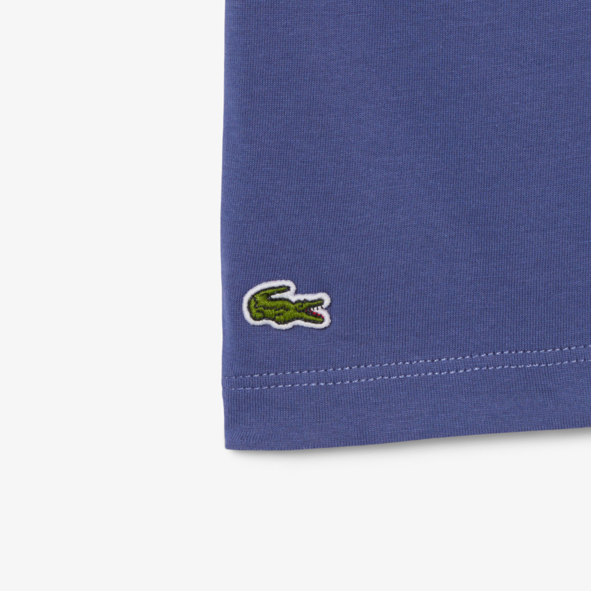 Lacoste Çocuk Bisiklet Yaka Mavi T-shirt görsel 8
