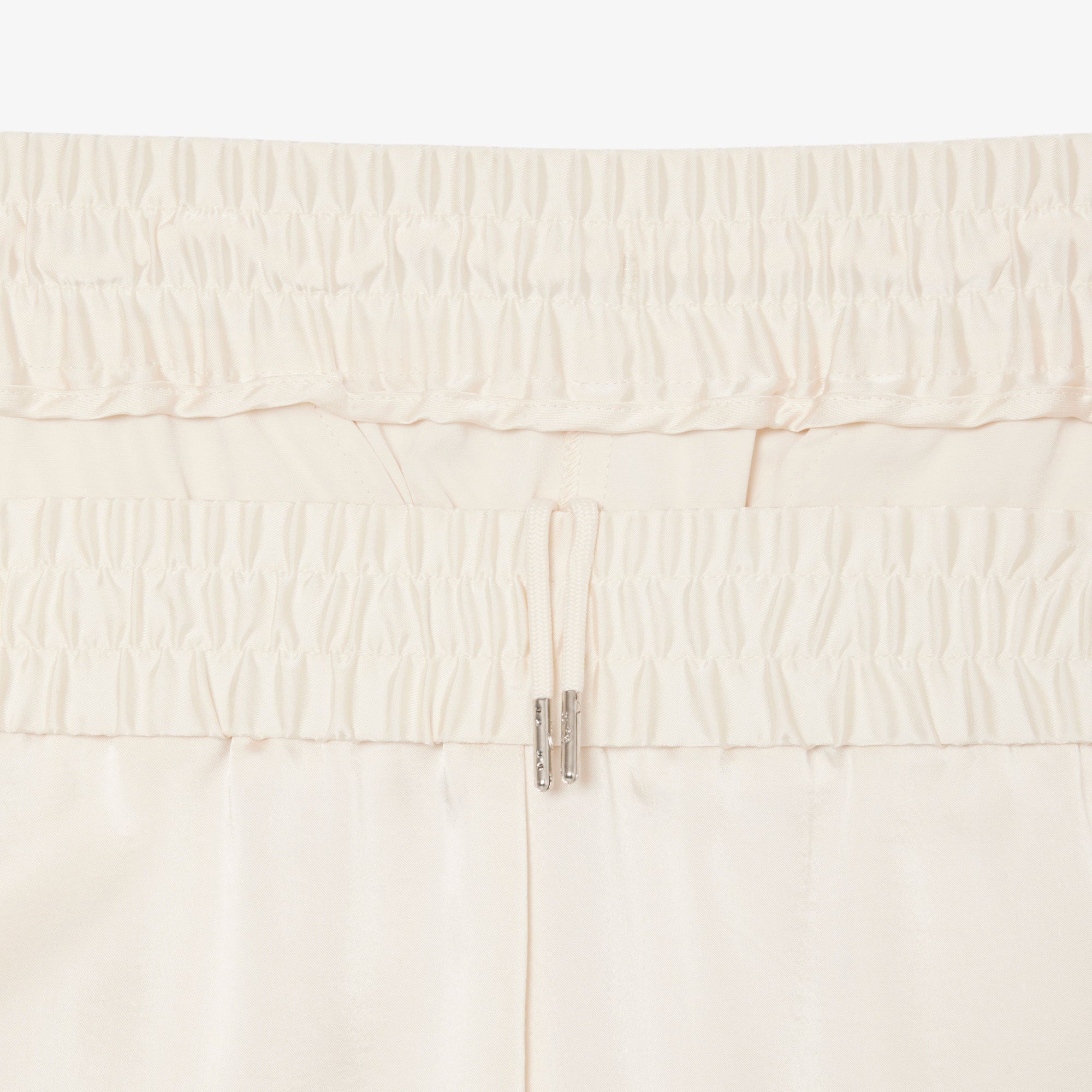 Lacoste Kadın Oversized Fit Krem Pantolon