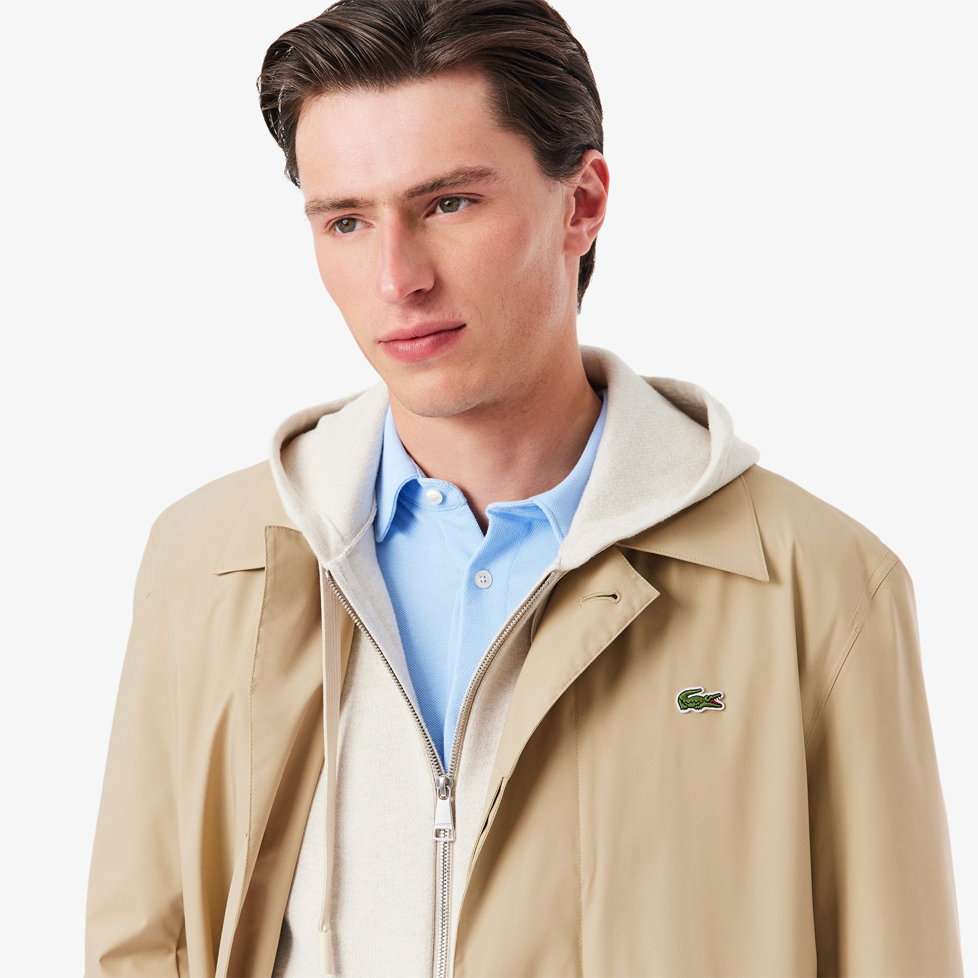 Lacoste Erkek Bej Trençkot