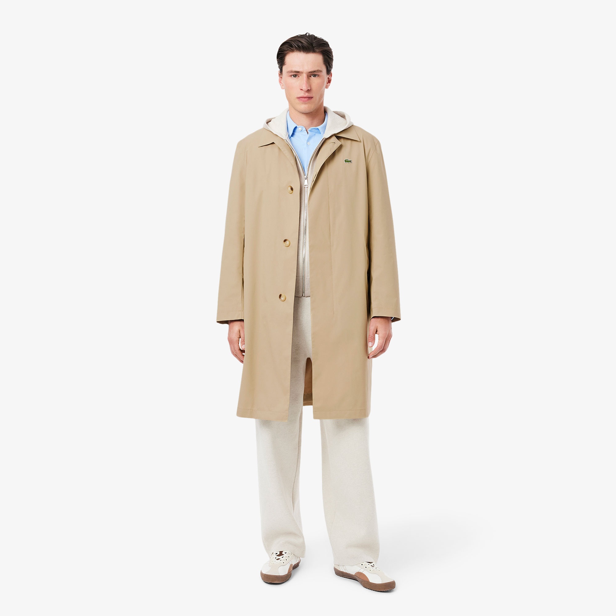 Lacoste Erkek Bej Trençkot