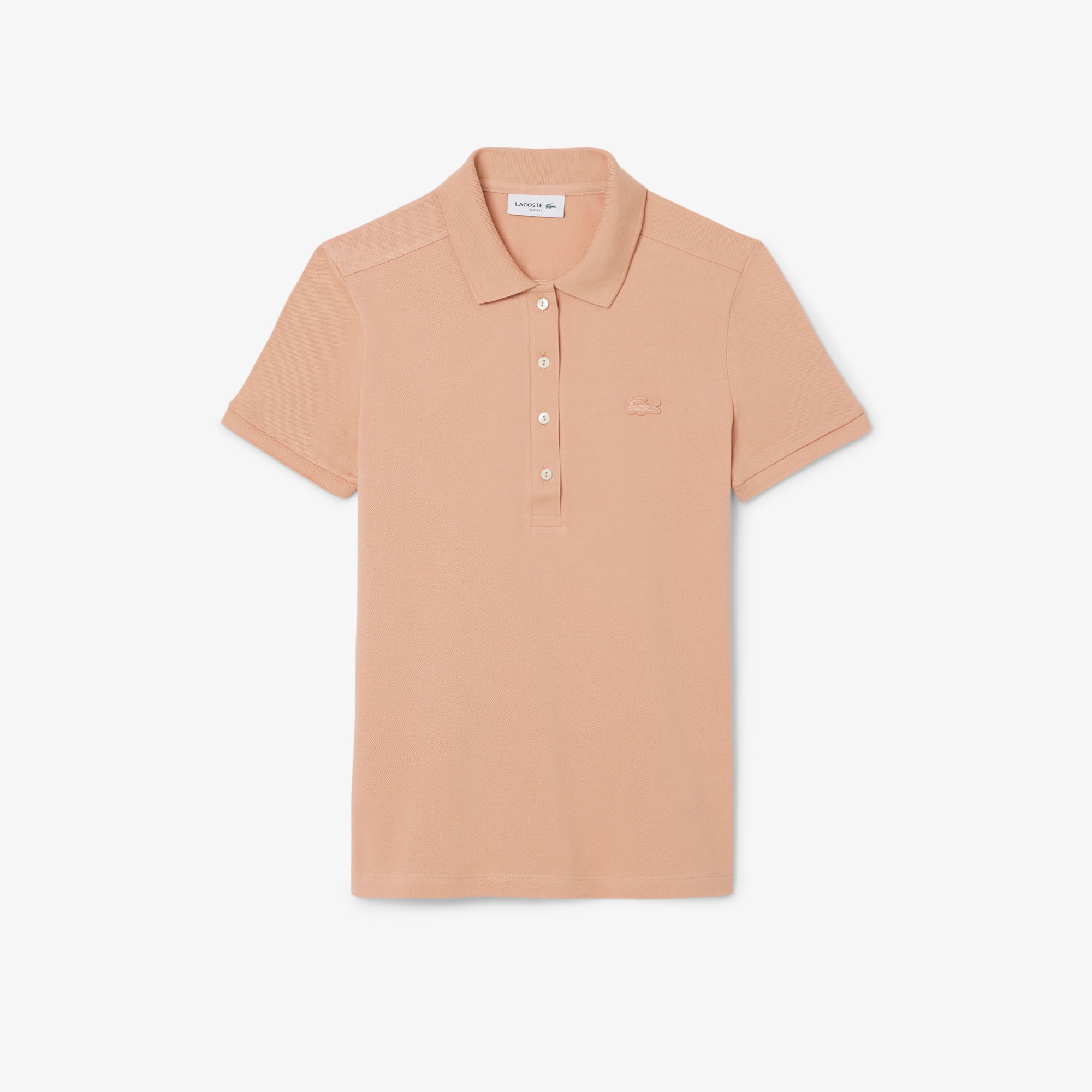 Lacoste L.12.D Kadın Slim Fit Kahverengi Polo