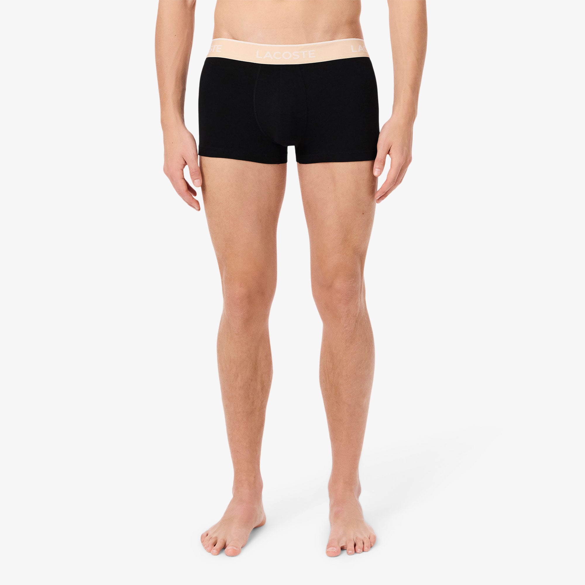 Lacoste Erkek 3'lü Siyah Boxer görsel 2