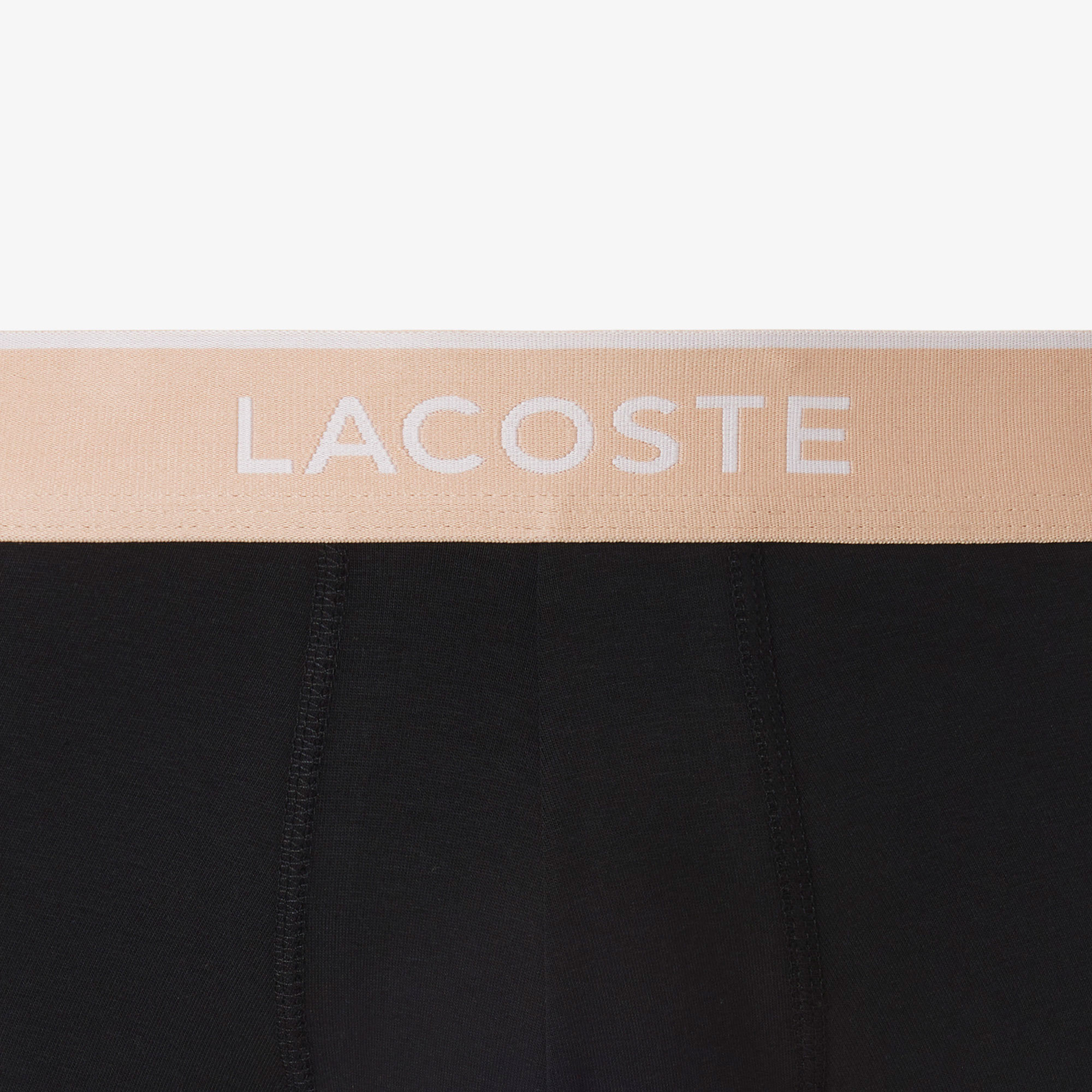 Lacoste Erkek 3'lü Siyah Boxer görsel 7