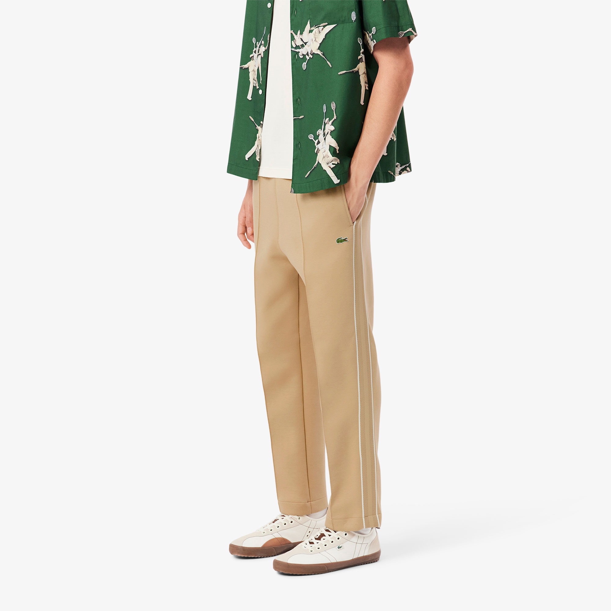 Lacoste Erkek Regular Fit Bej Eşofman Altı