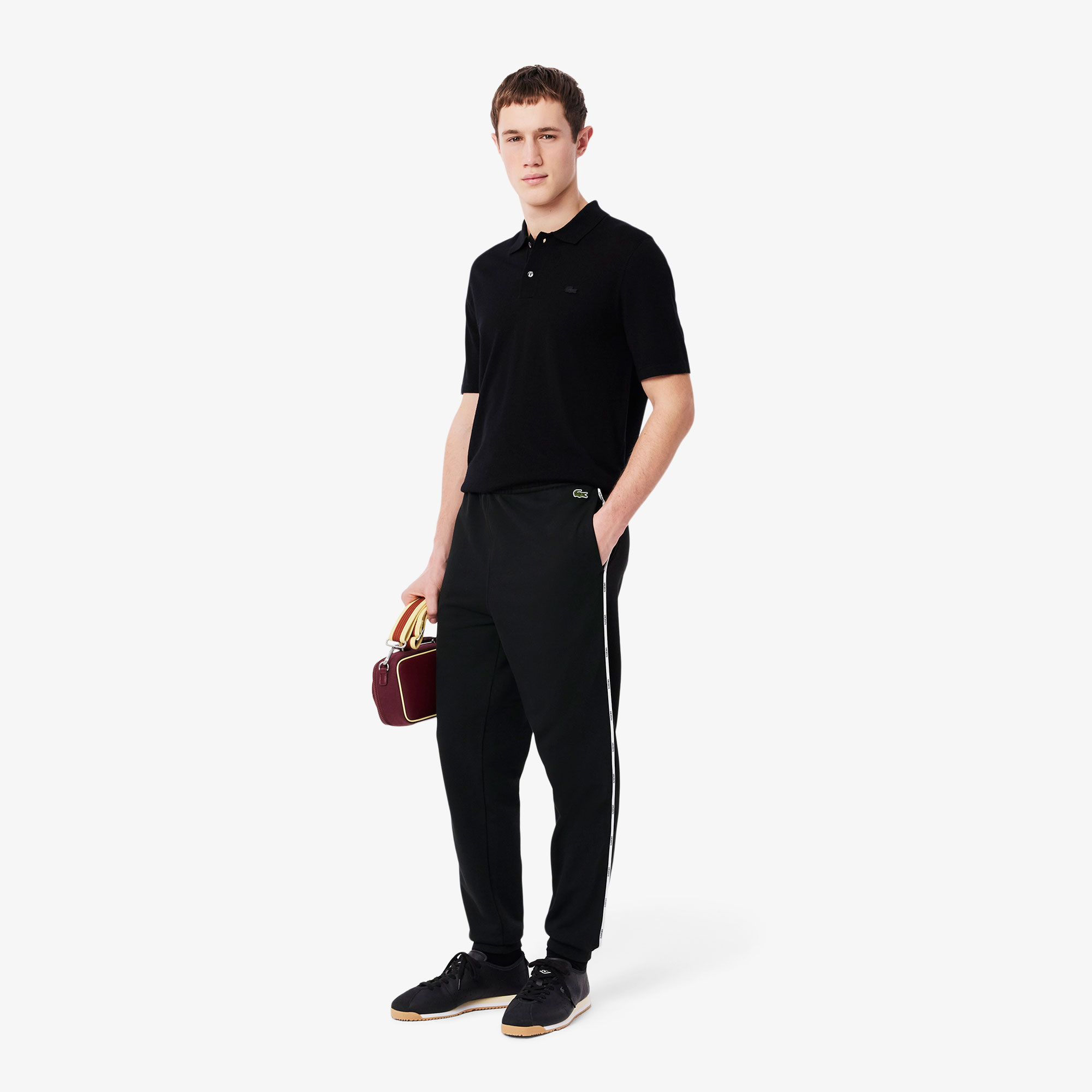 Erkek Tapered Fit Siyah Eşofman Altı XH9803.031 | Lacoste