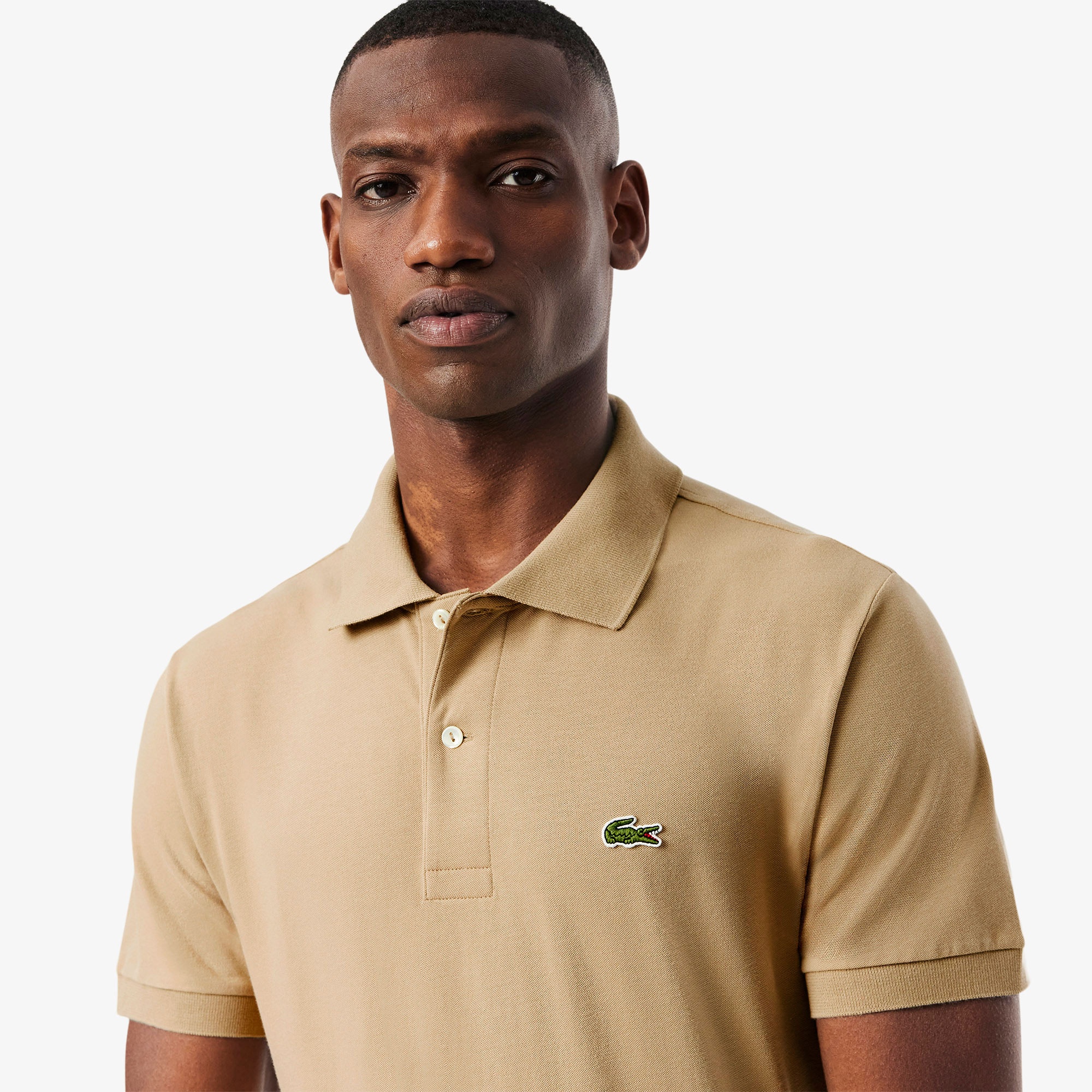 Lacoste L.12.12 Light Erkek Classic Fit Bej Polo