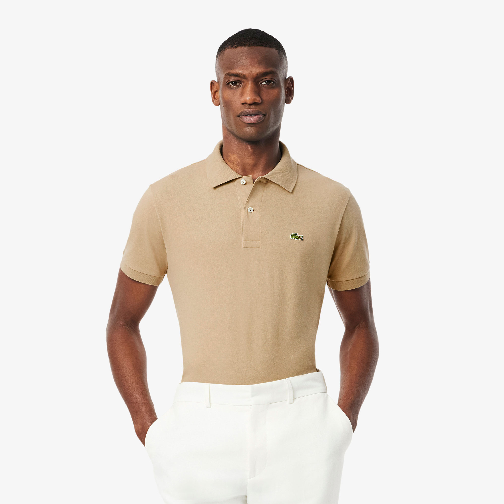 Lacoste L.12.12 Light Erkek Classic Fit Bej Polo PH9851-02S | Lacoste