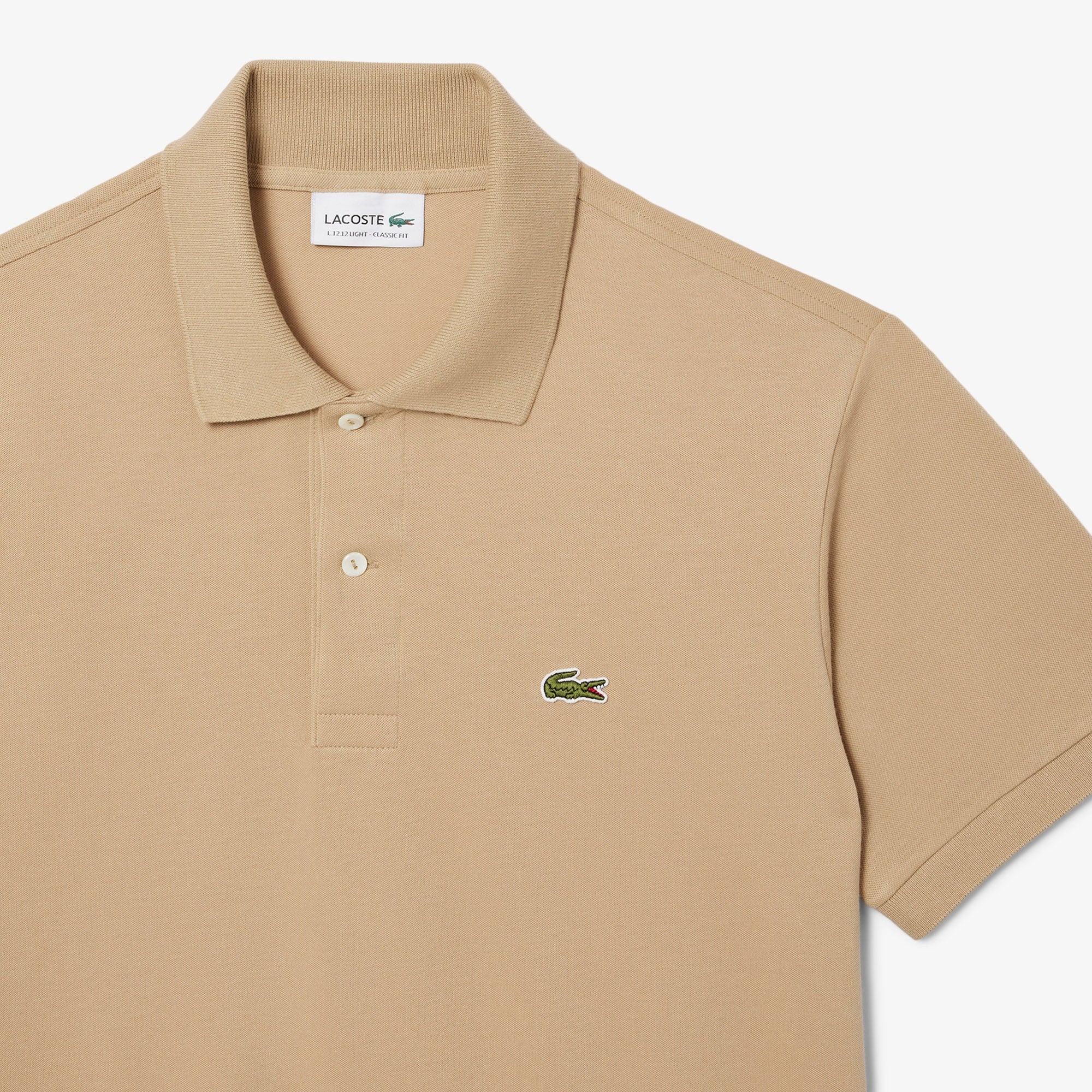 Lacoste L.12.12 Light Erkek Classic Fit Bej Polo
