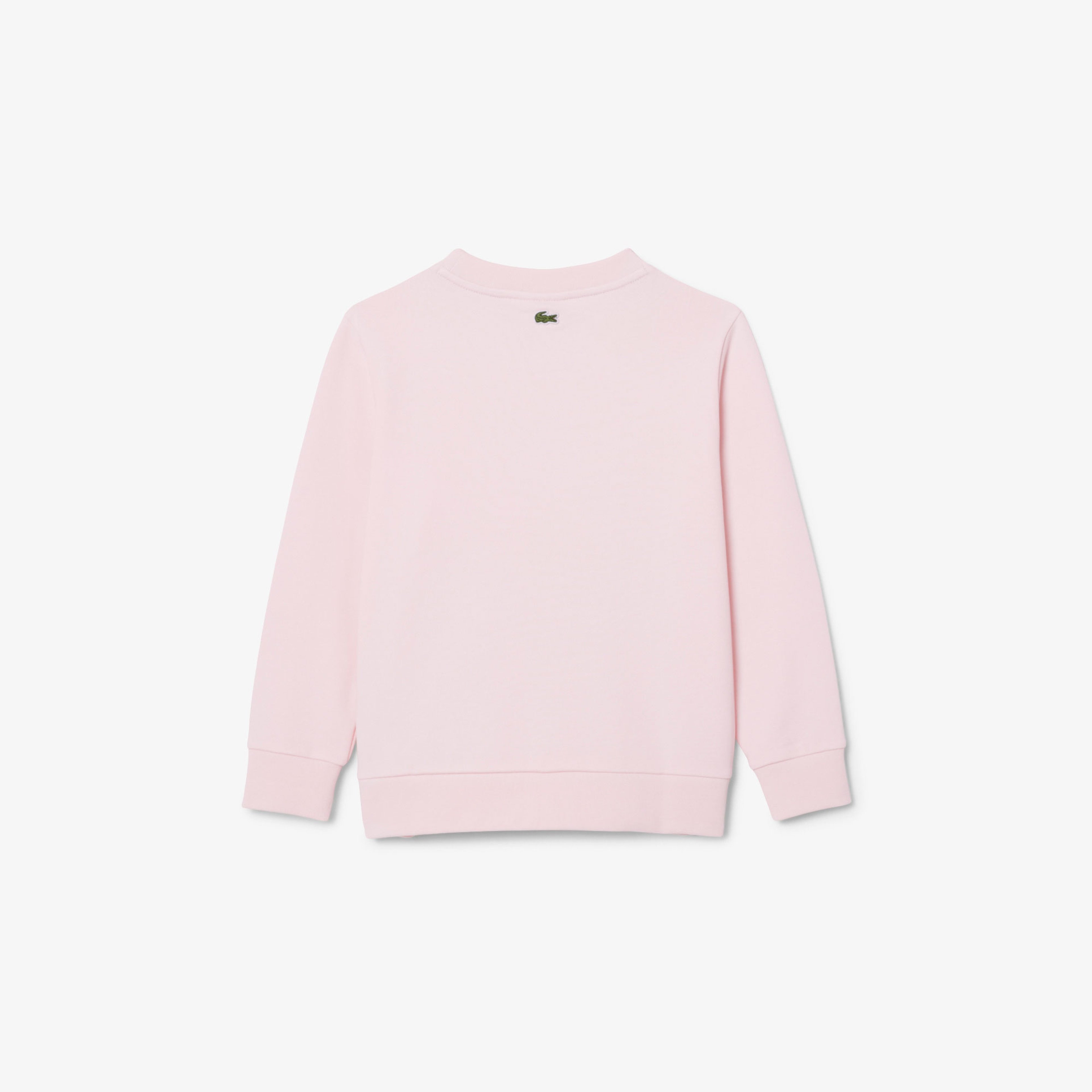 Çocuk Bisiklet Yaka Açık Pembe Sweatshirt