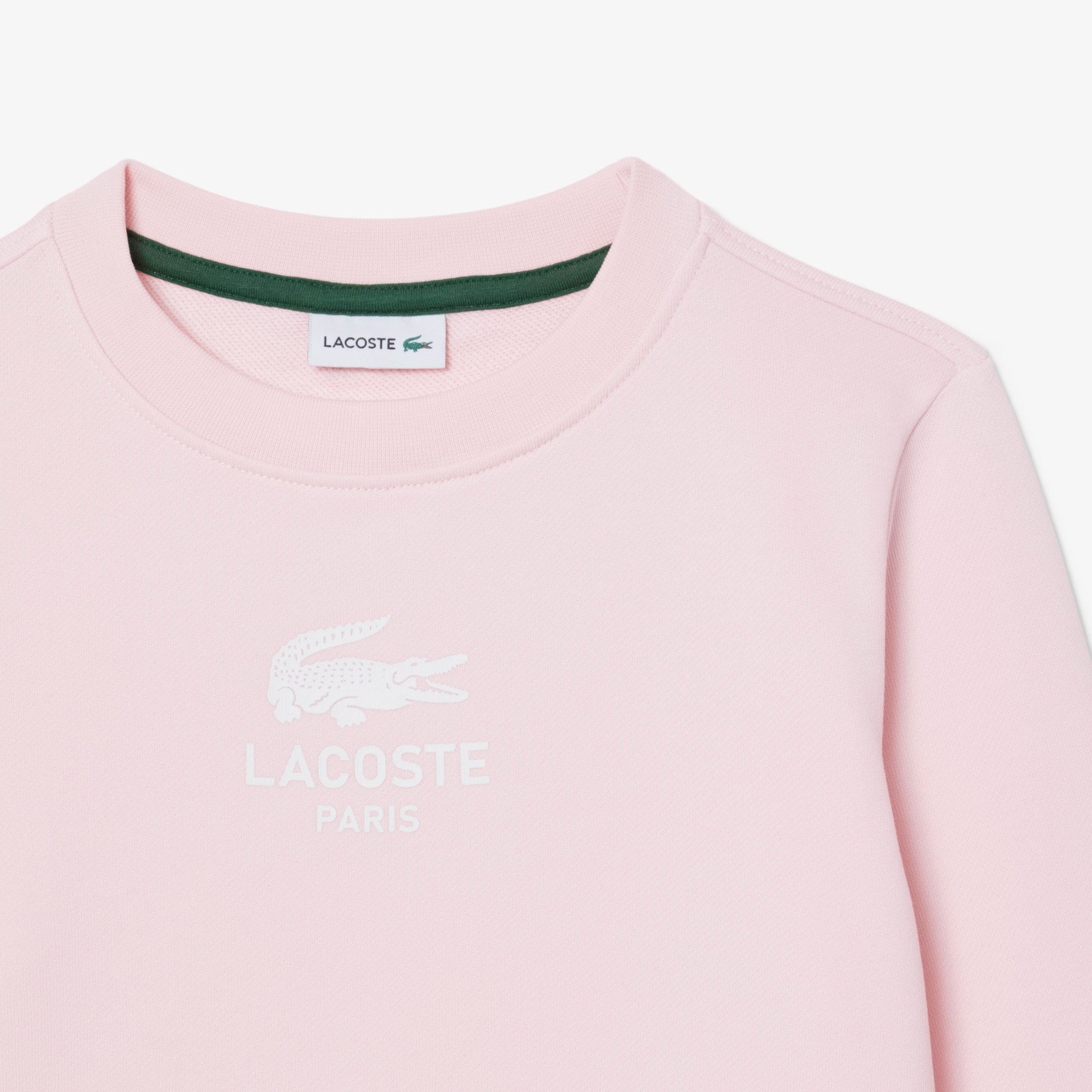 Çocuk Bisiklet Yaka Açık Pembe Sweatshirt