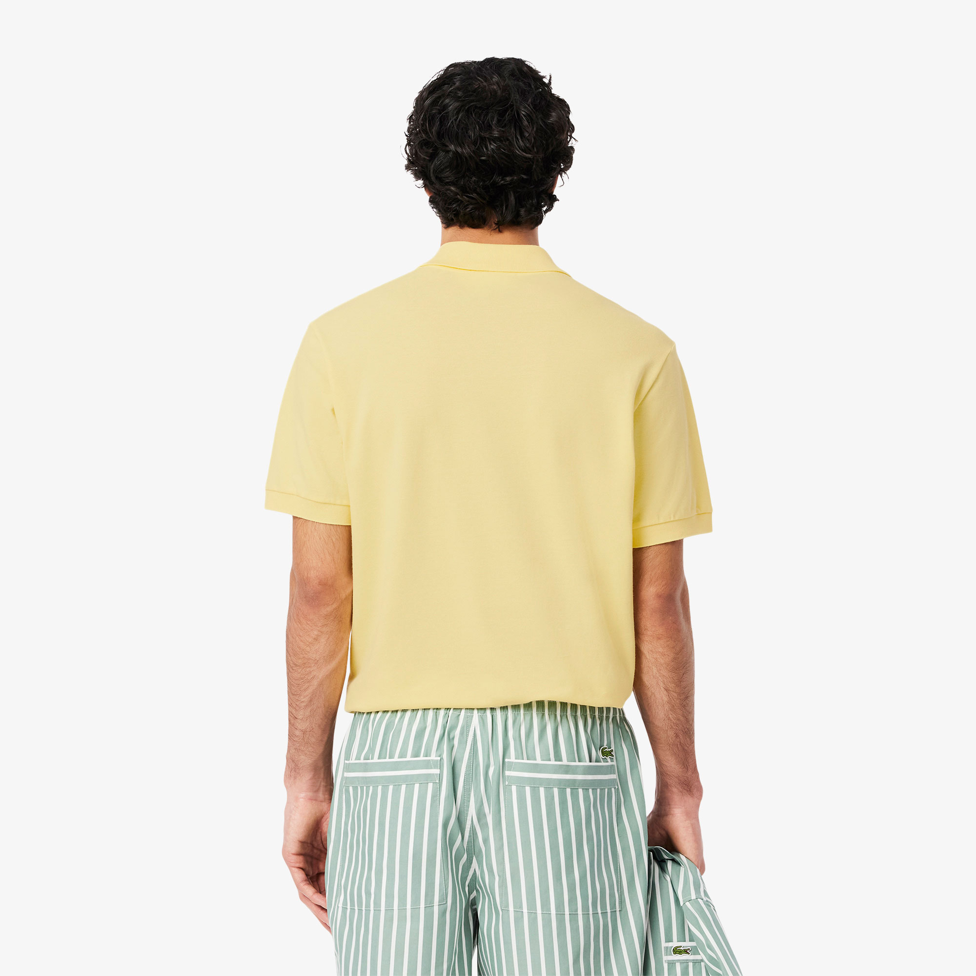 Lacoste L.12.12 Light Erkek Classic Fit Sarı Polo görsel 3