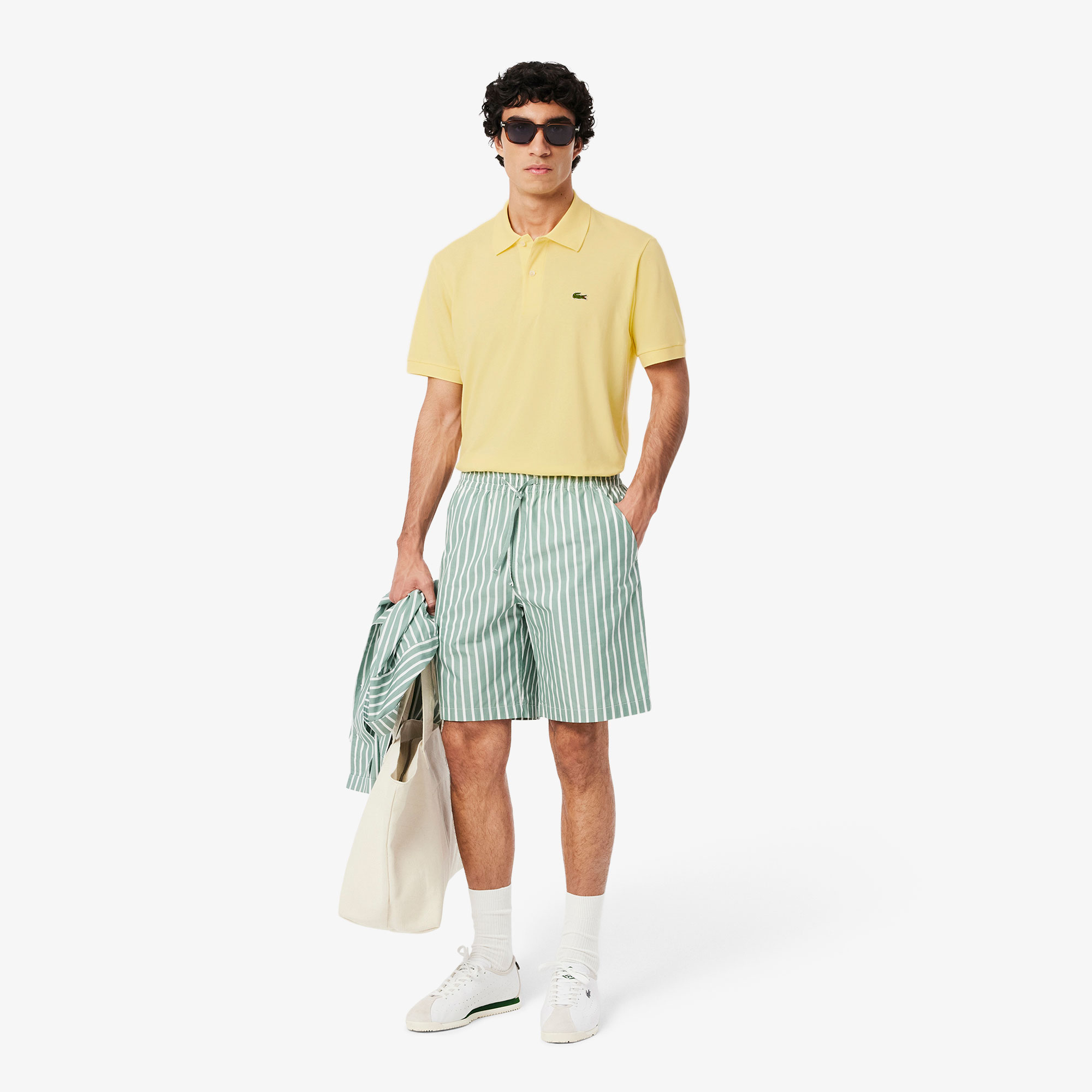 Lacoste L.12.12 Light Erkek Classic Fit Sarı Polo görsel 5