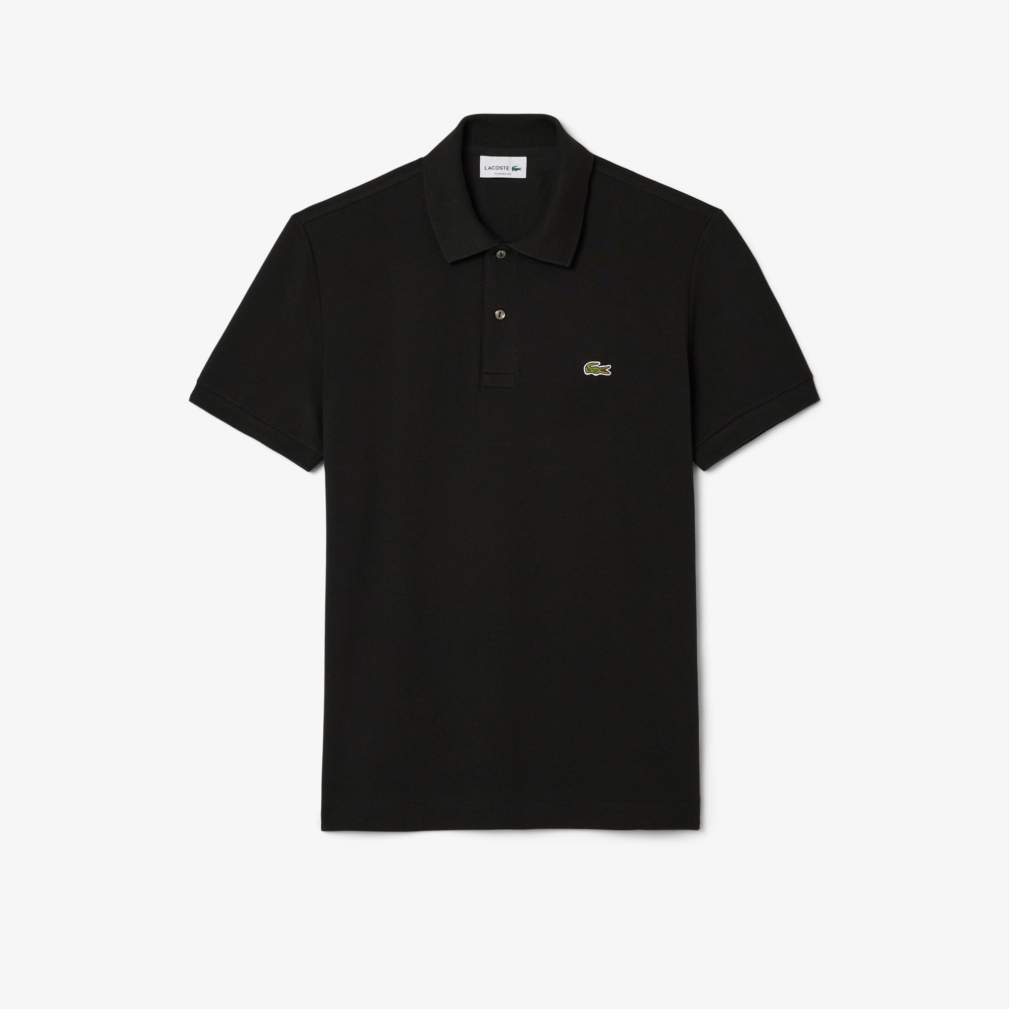 Lacoste L.12.12 Light Erkek Classic Fit Siyah Polo görsel 4