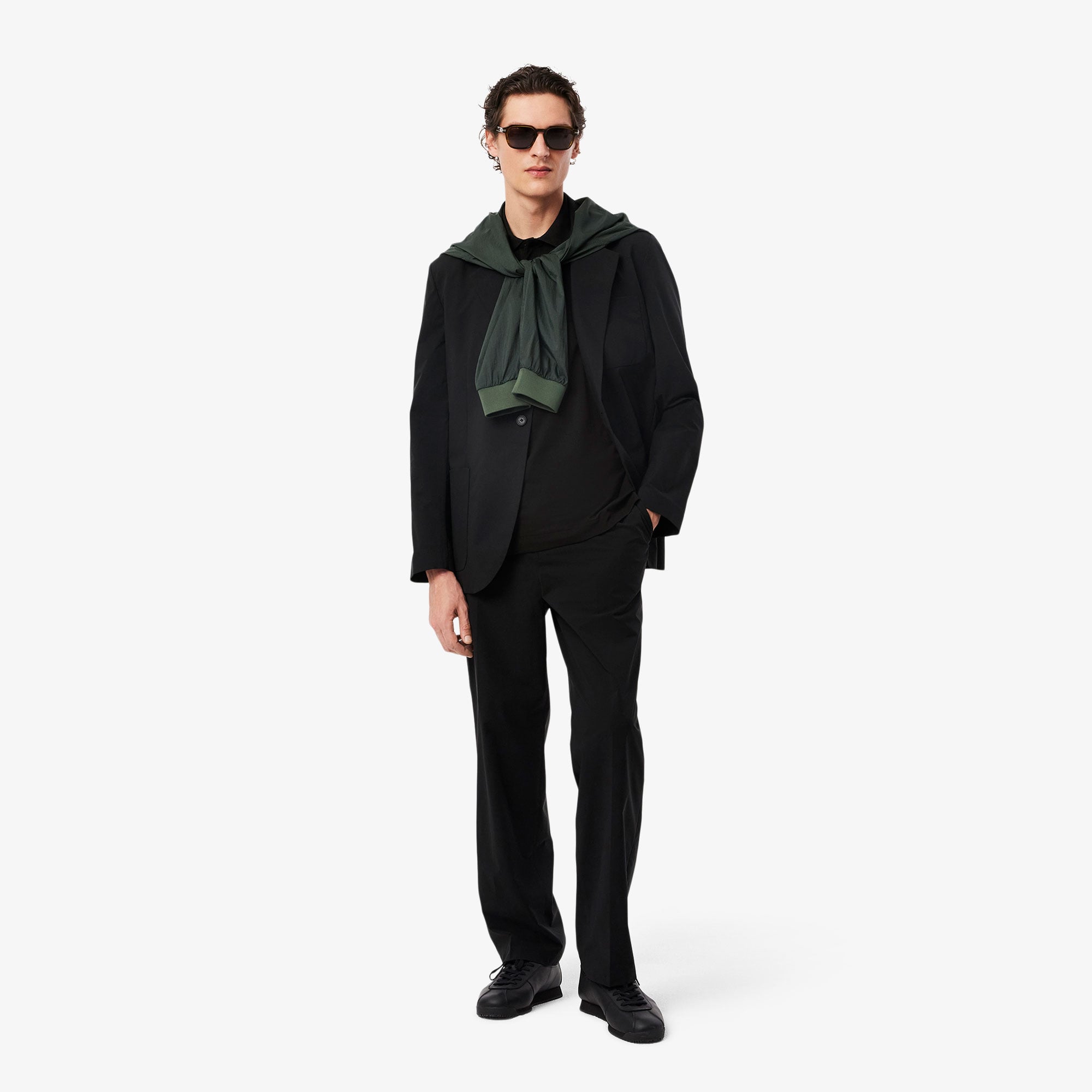 Lacoste L.12.12 Light Erkek Classic Fit Siyah Polo görsel 5