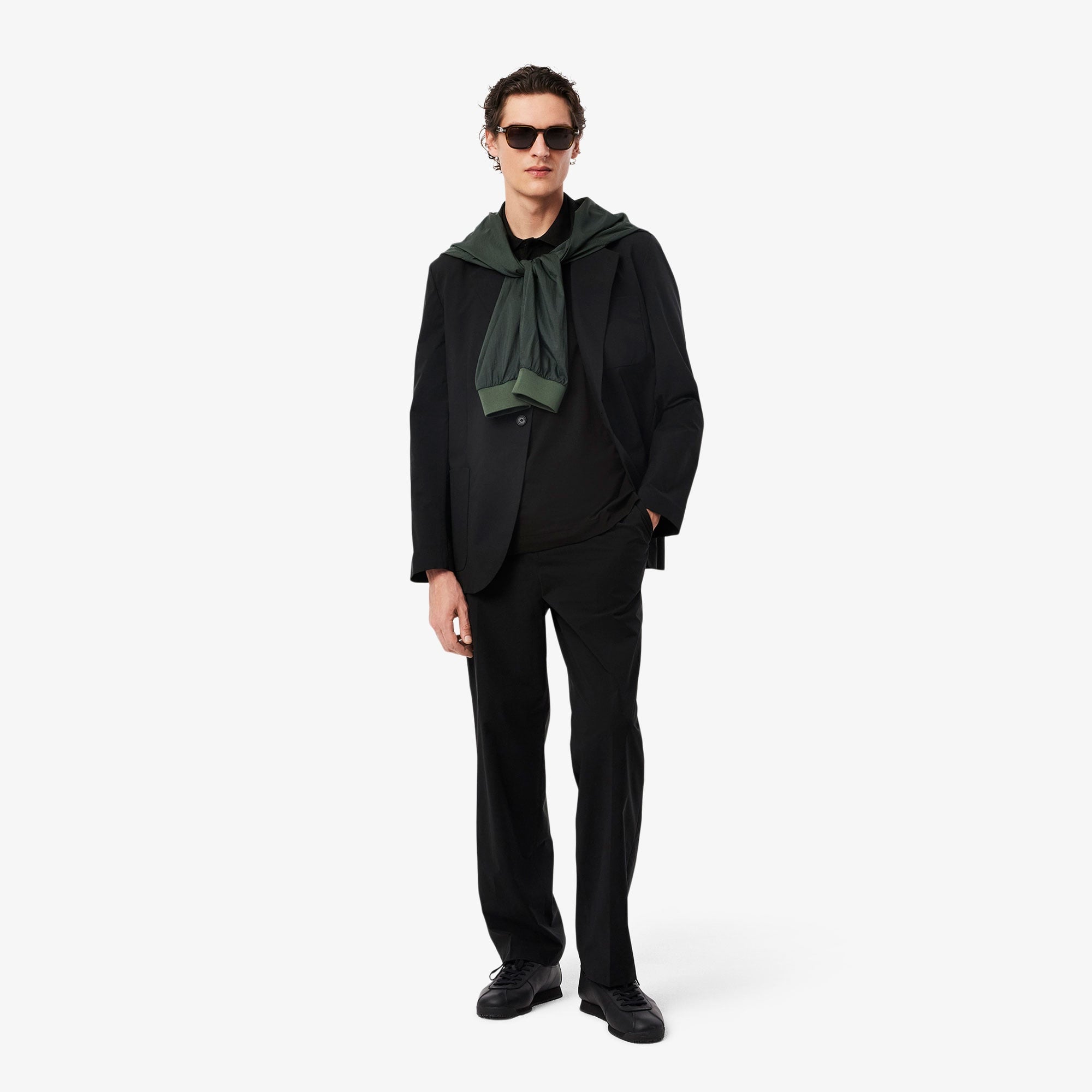 L.12.12 Light Erkek Classic Fit Siyah Polo