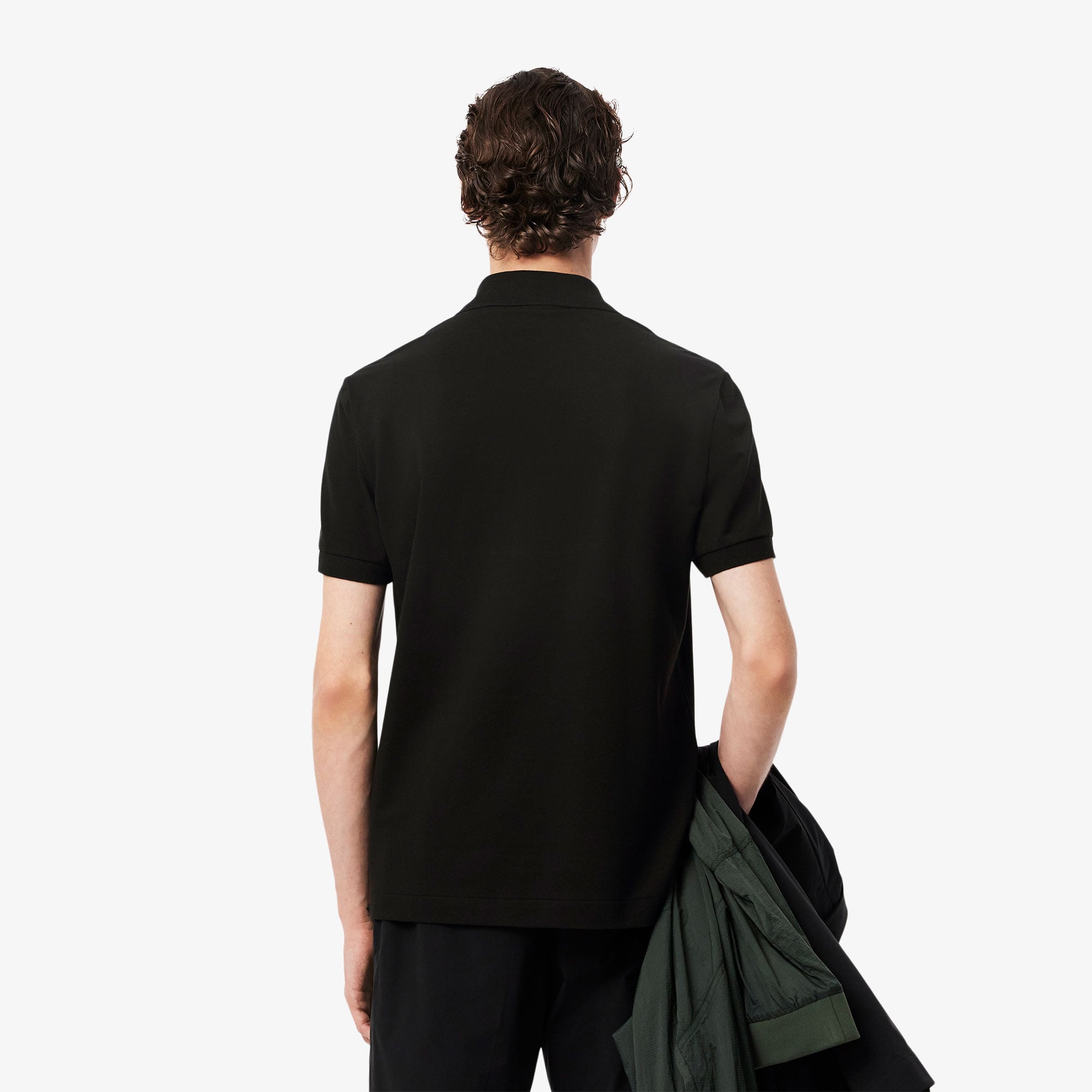 Lacoste L.12.12 Light Erkek Classic Fit Siyah Polo görsel 3