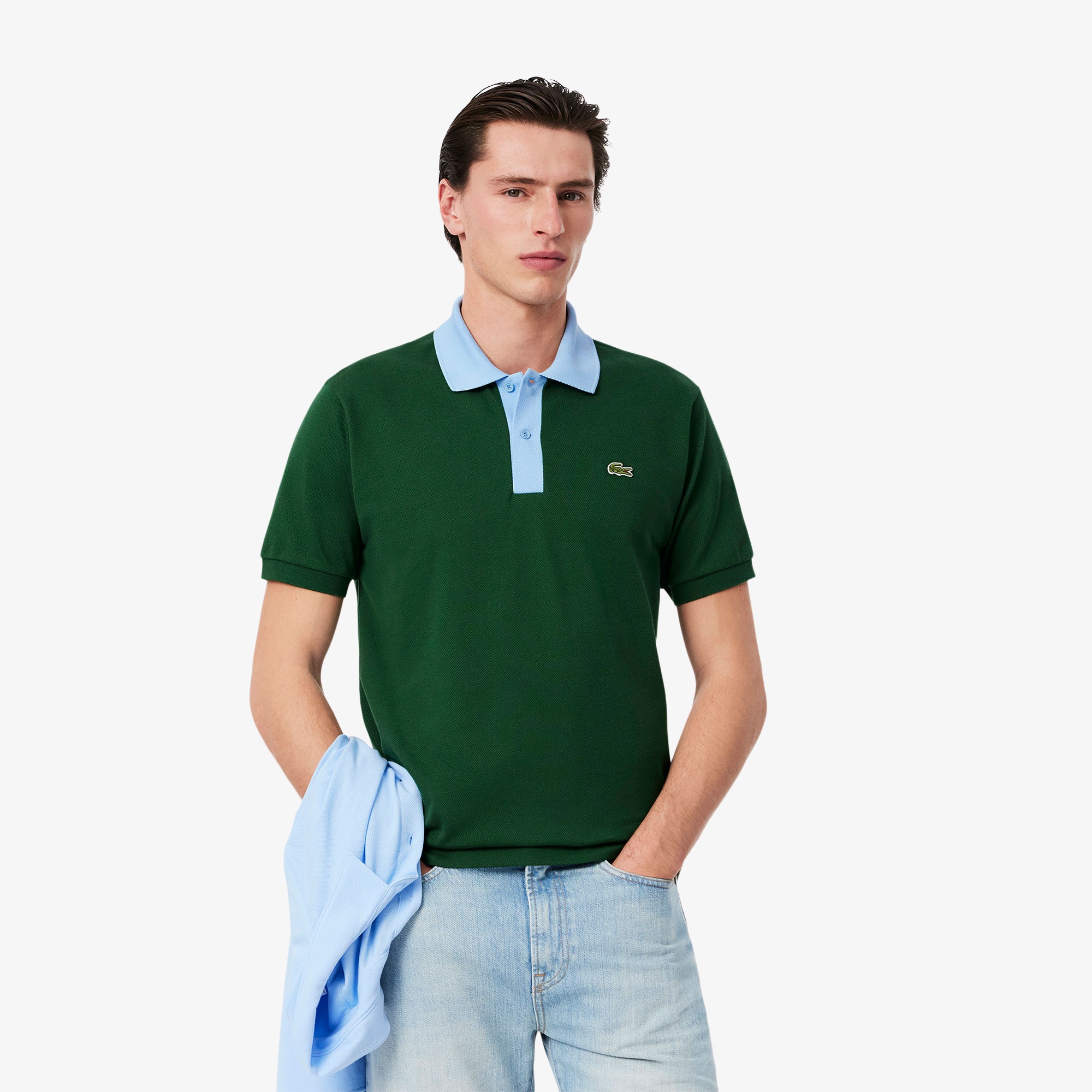 Lacoste L.12.12 Erkek Classic Fit Yeşil Polo