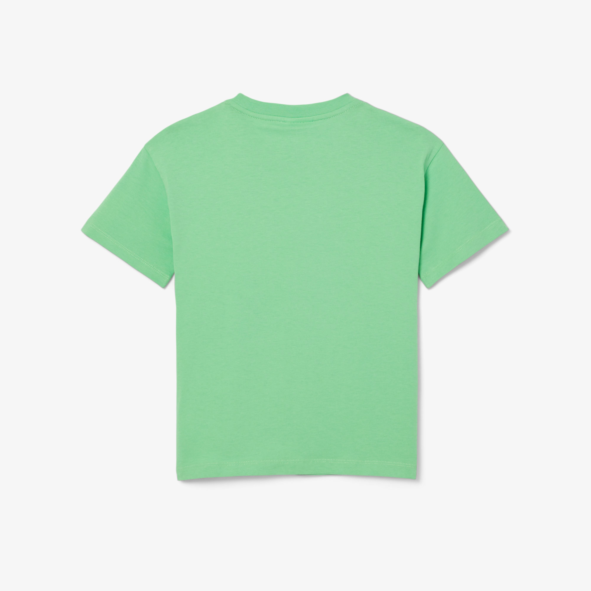 Lacoste Çocuk Bisiklet Yaka Baskılı Yeşil T-shirt görsel 5
