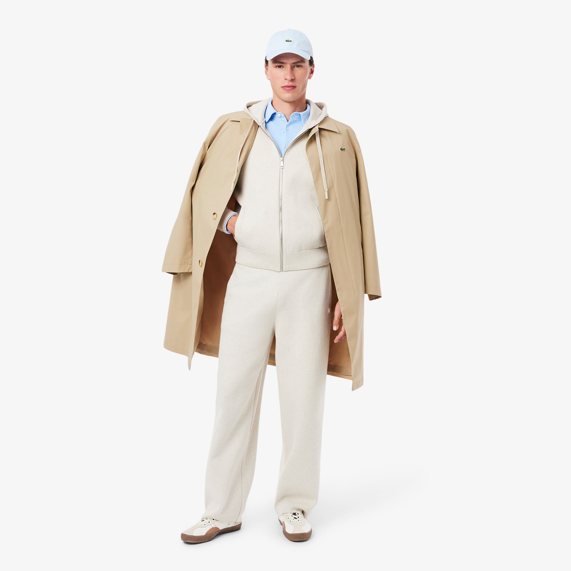 Lacoste Erkek Bej Trençkot