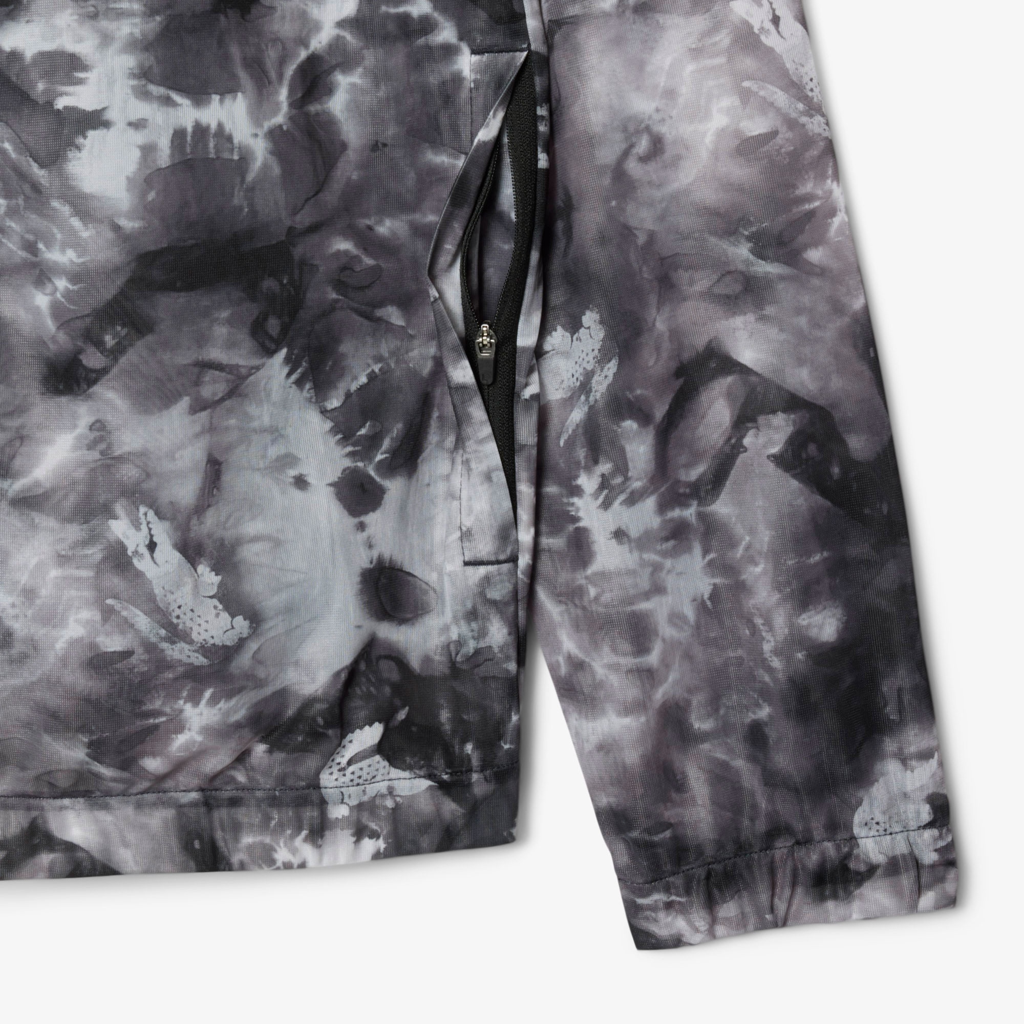 Lacoste Erkek Kapüşonlu Baskılı Siyah Ceket