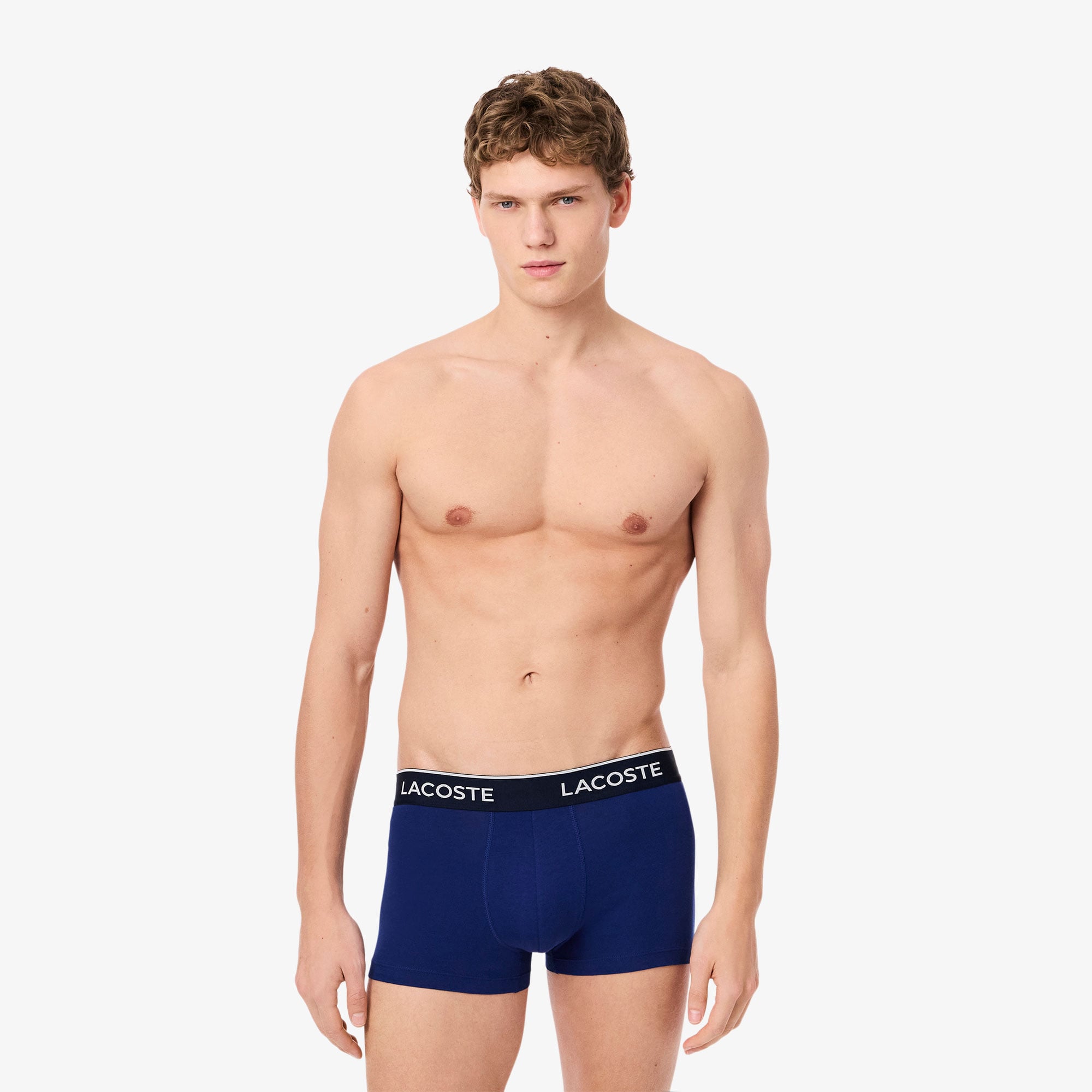 Lacoste Erkek 3'lü Renkli Boxer