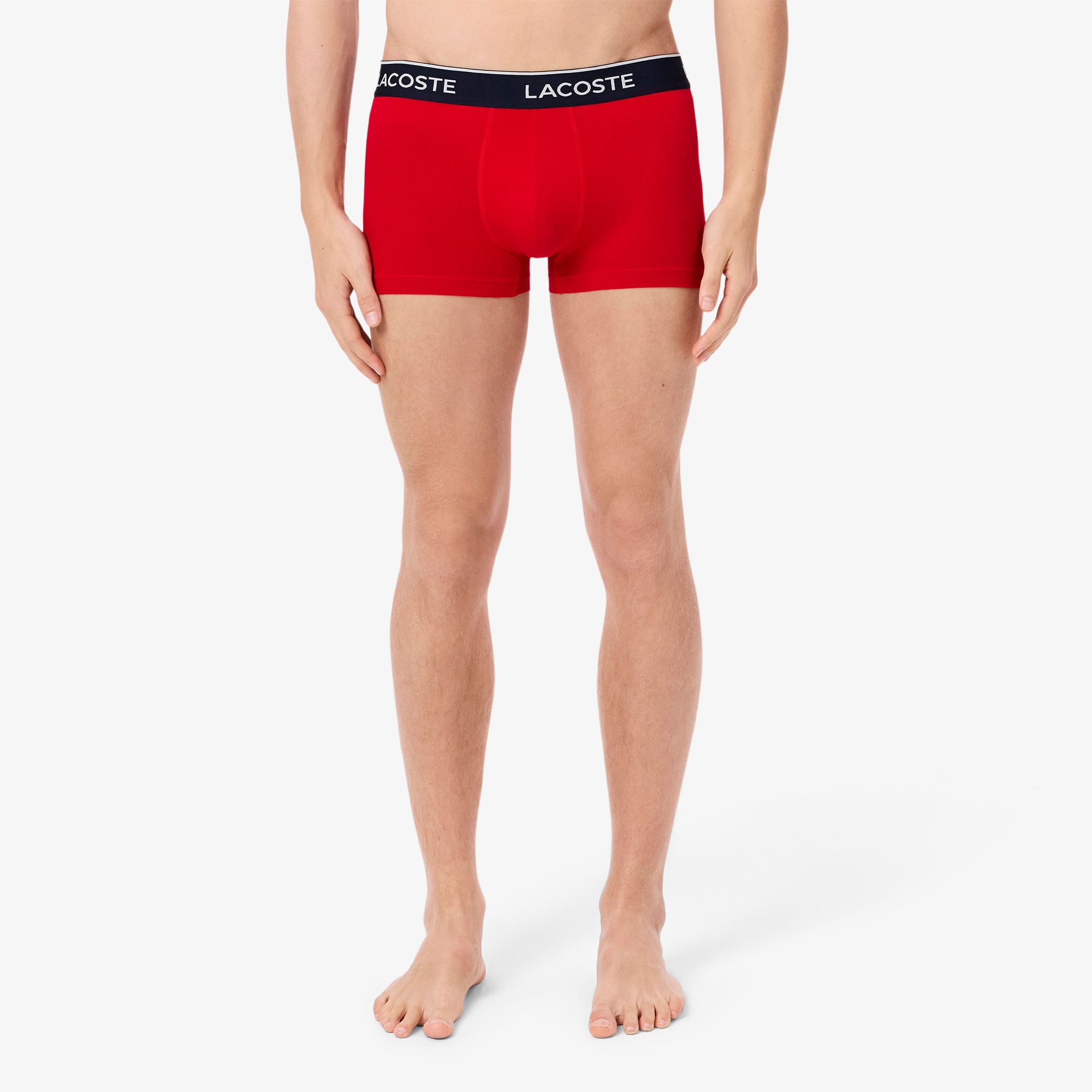 Lacoste Erkek 3'lü Renkli Boxer görsel 4