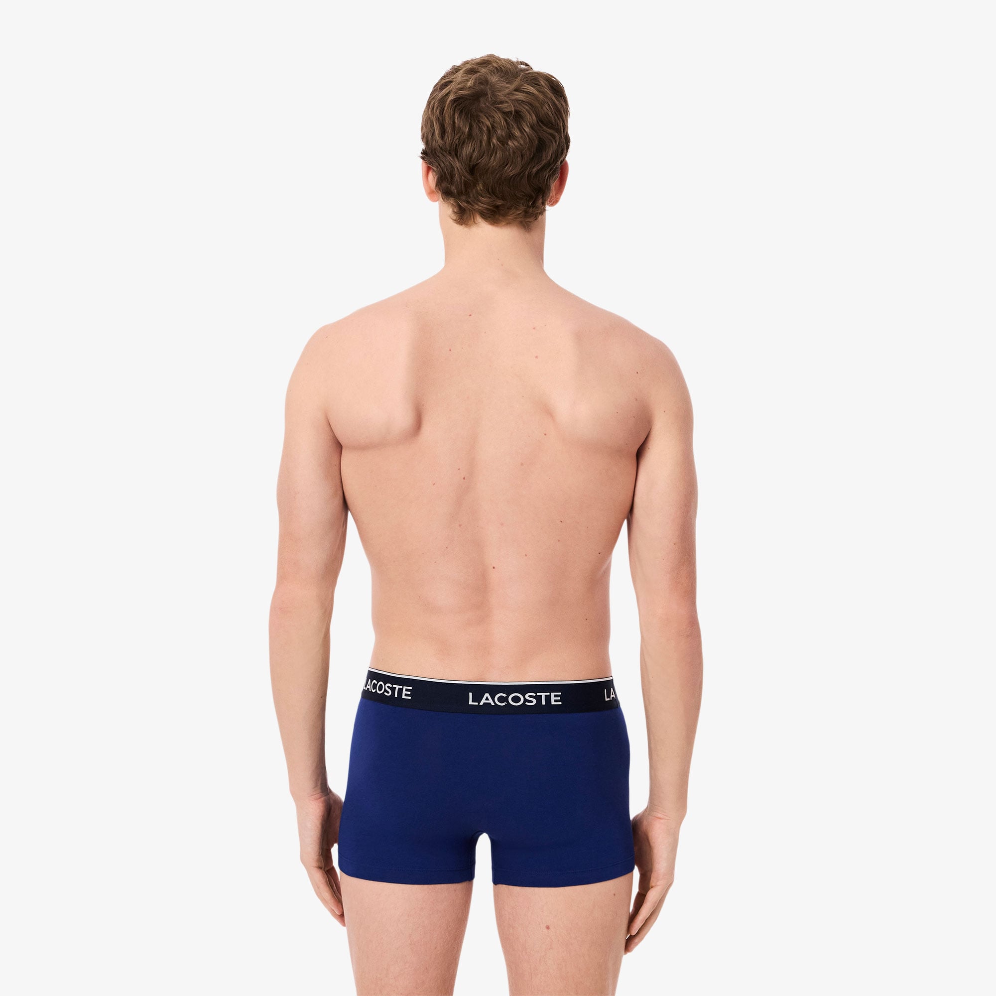 Lacoste Erkek 3'lü Renkli Boxer görsel 3
