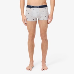 Erkek Desenli 3'lü Renkli Boxer Renkli