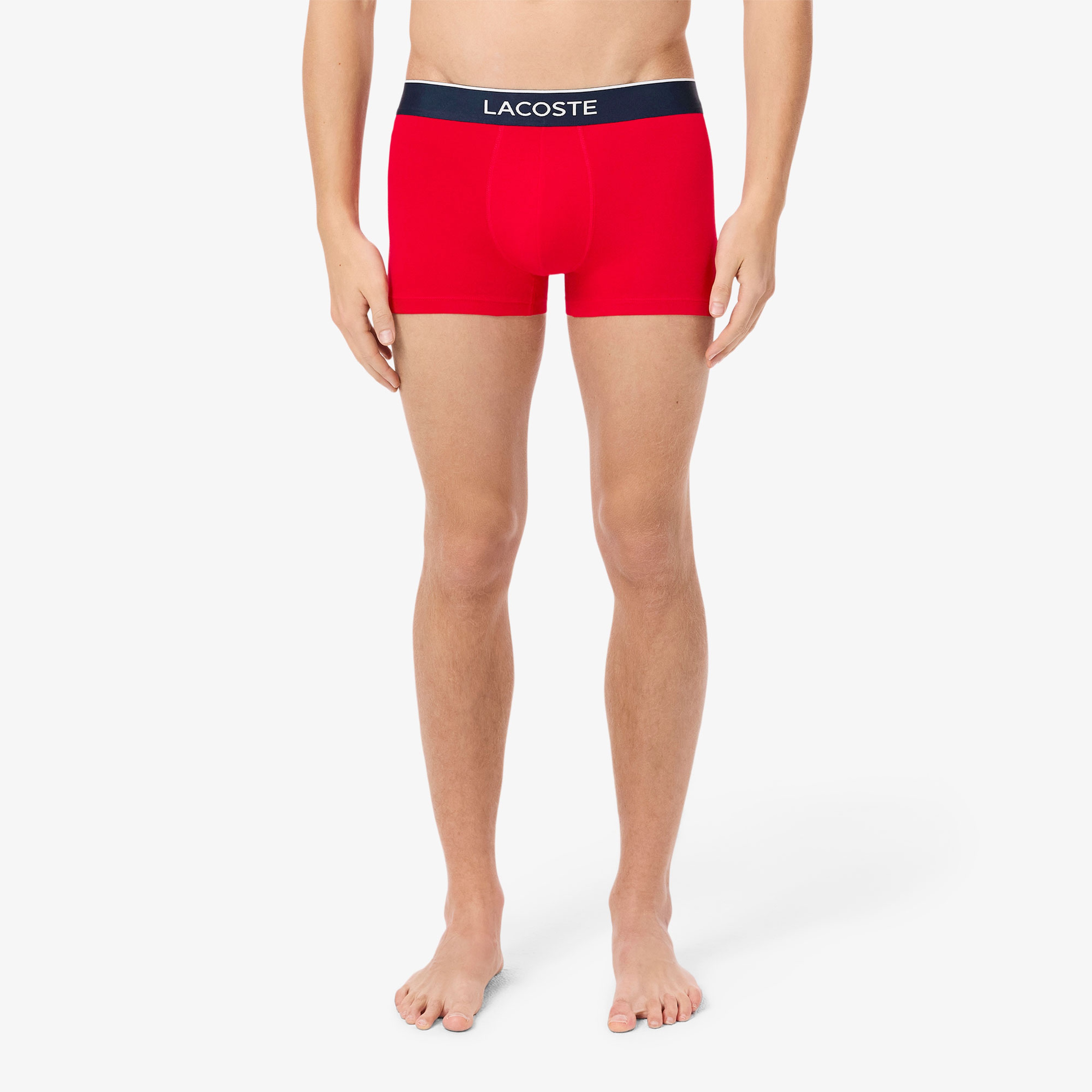 Erkek Desenli 3'lü Renkli Boxer