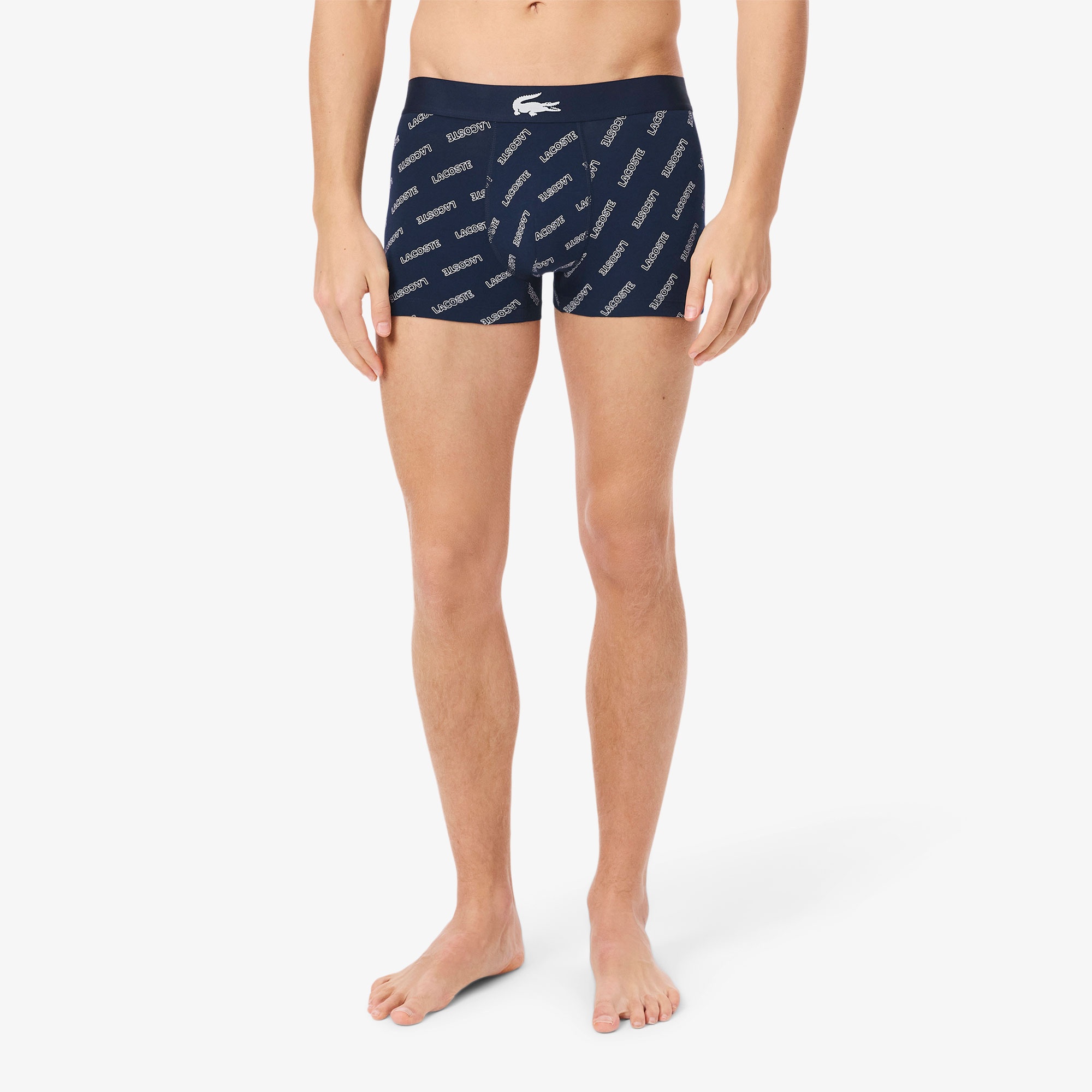 Erkek Desenli 3'lü Renkli Boxer