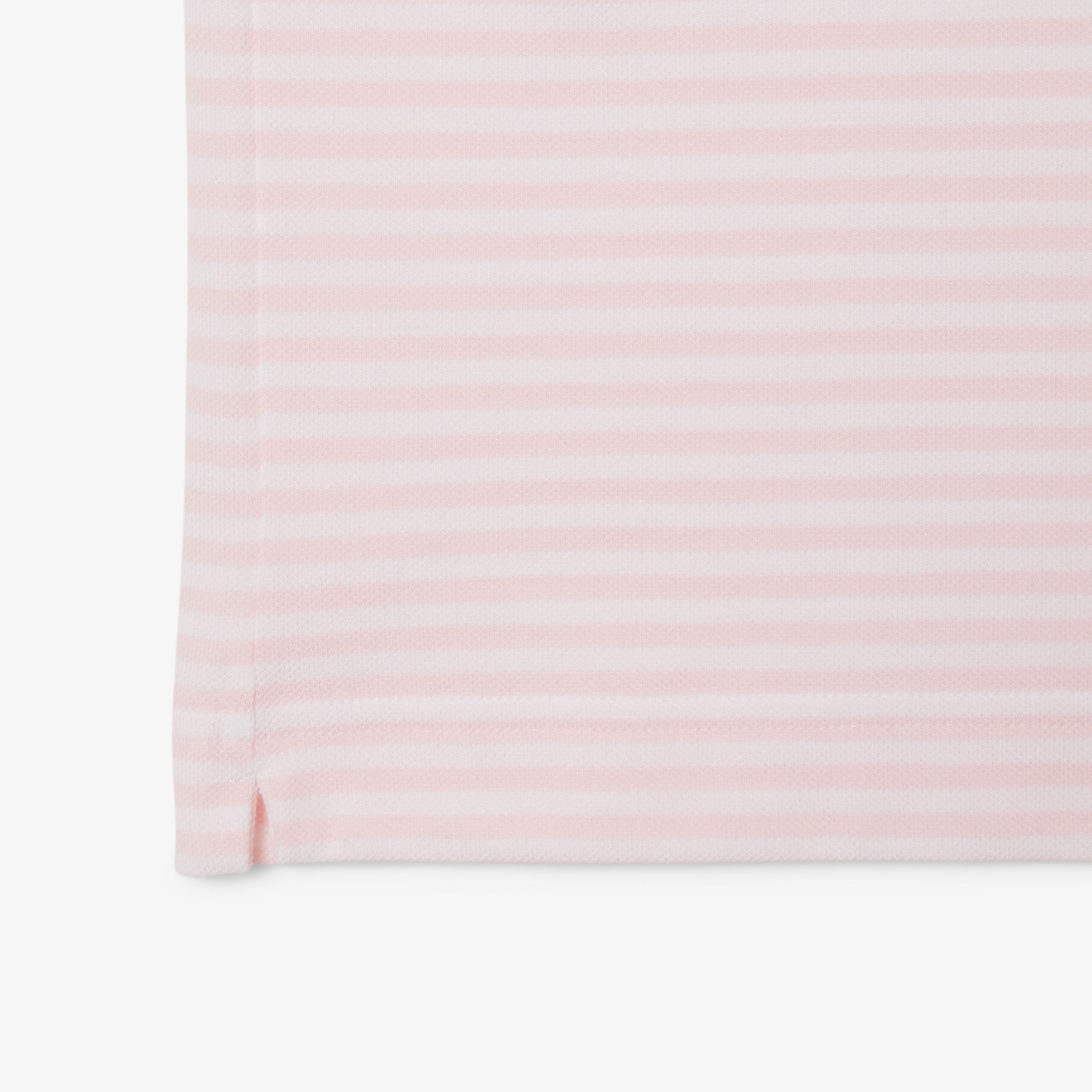 Lacoste L.12.12 Erkek Classic Fit Çizgili Pembe Polo