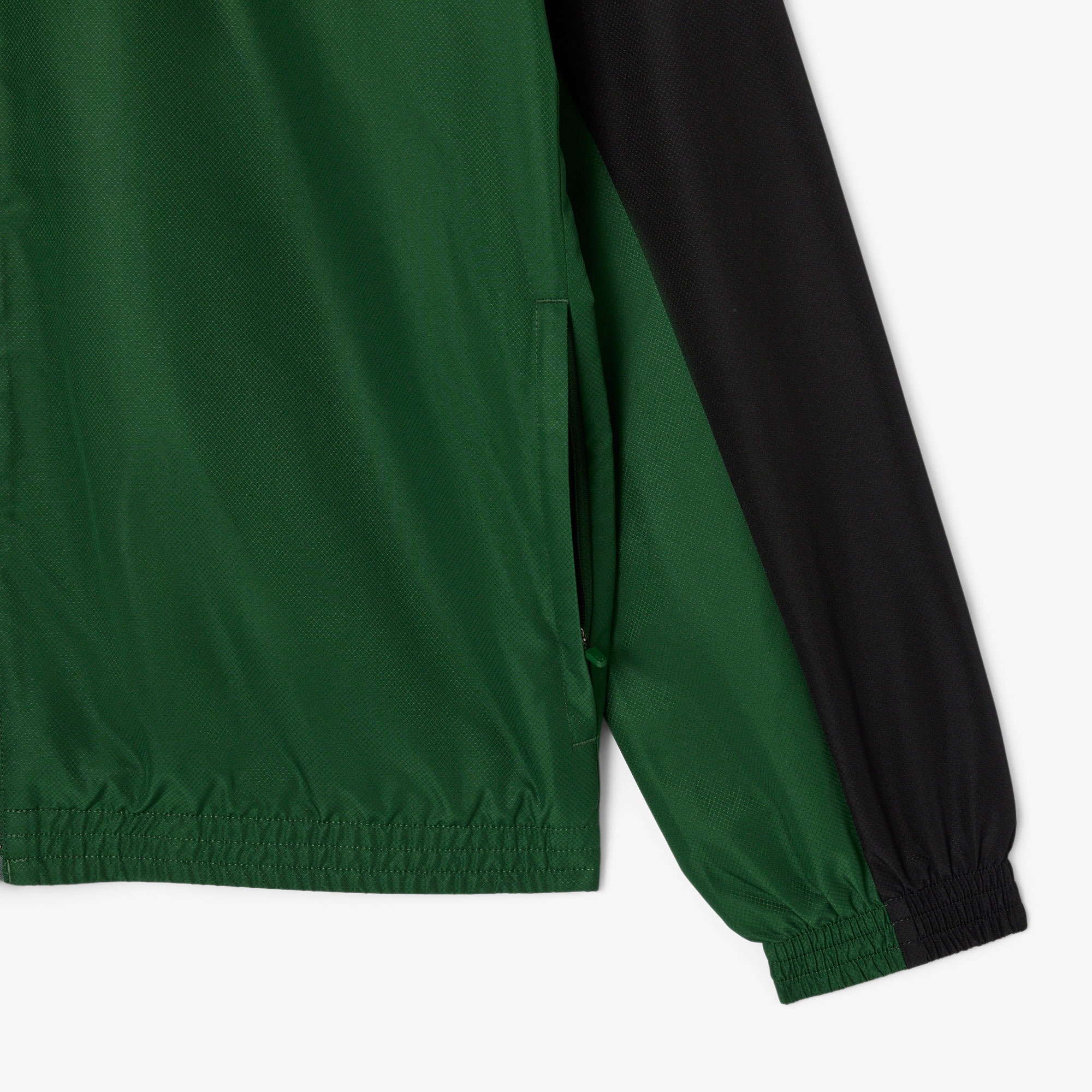 Lacoste Erkek Regular Fit Fermuarlı Renk Bloklu Siyah Eşofman Takımı